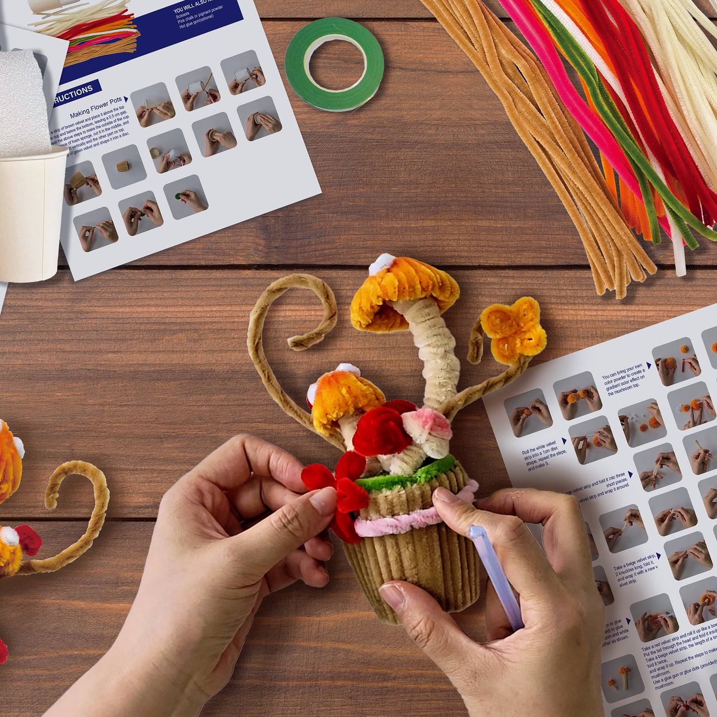Hands Craft | Mushroom Cupcake