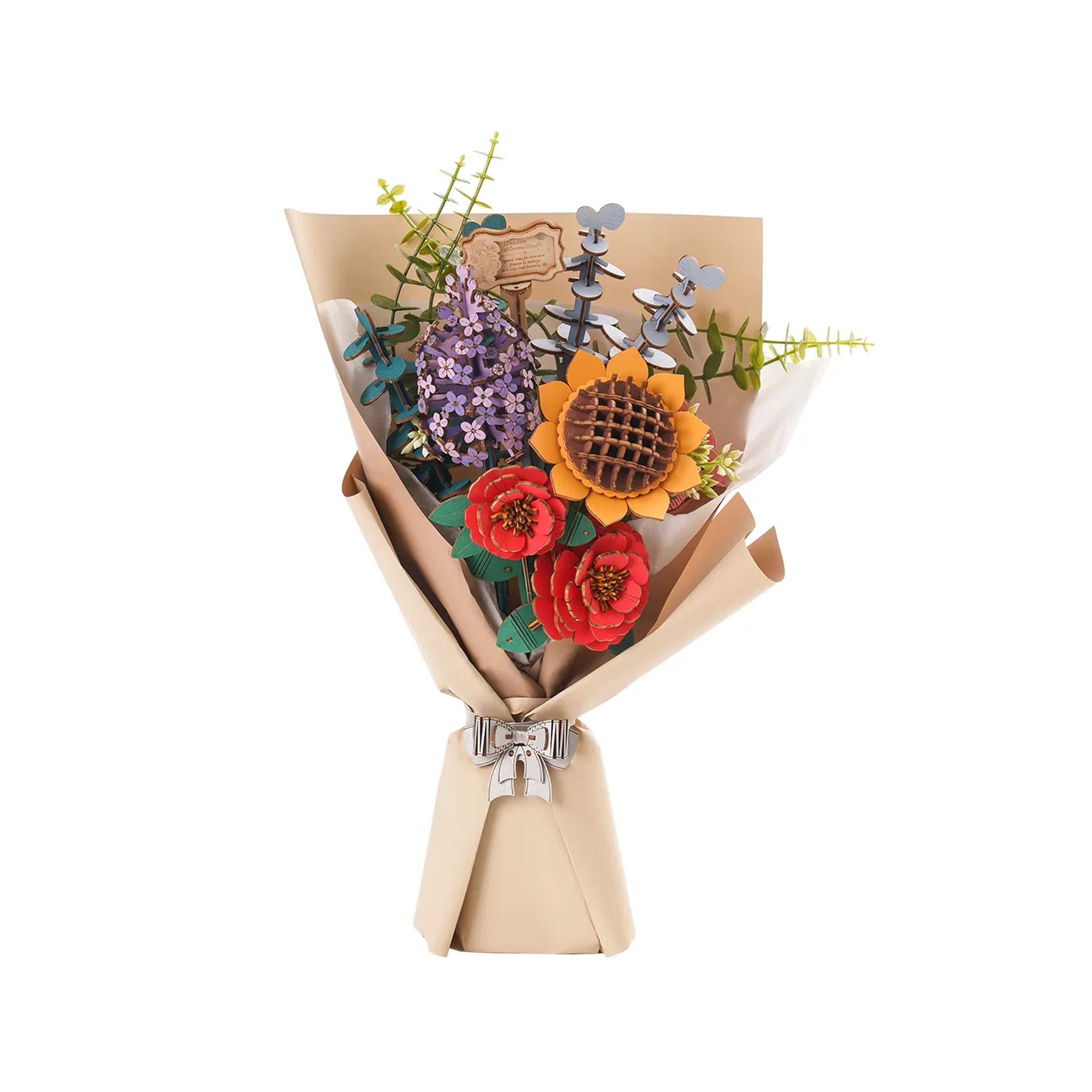 3D Wooden Puzzle | Flower Bouquet
