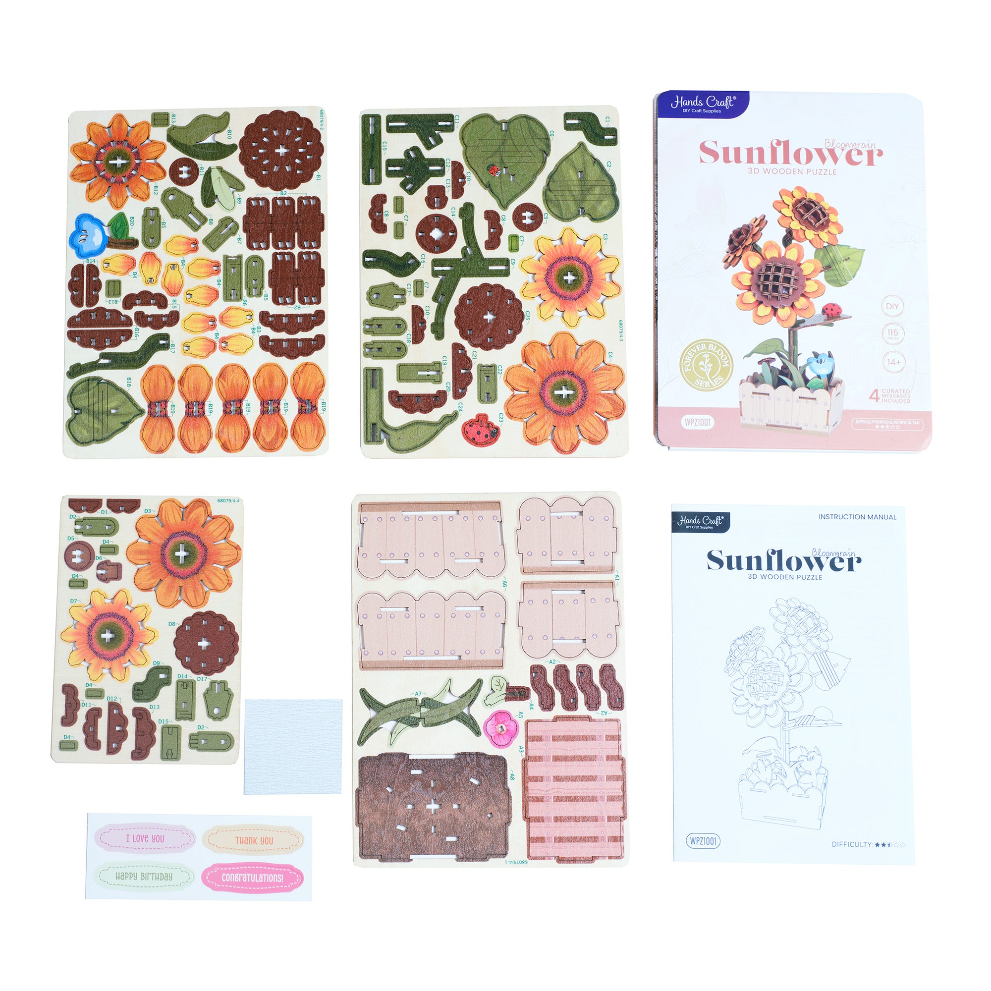 Hands Craft | Sunflower Bloom Set