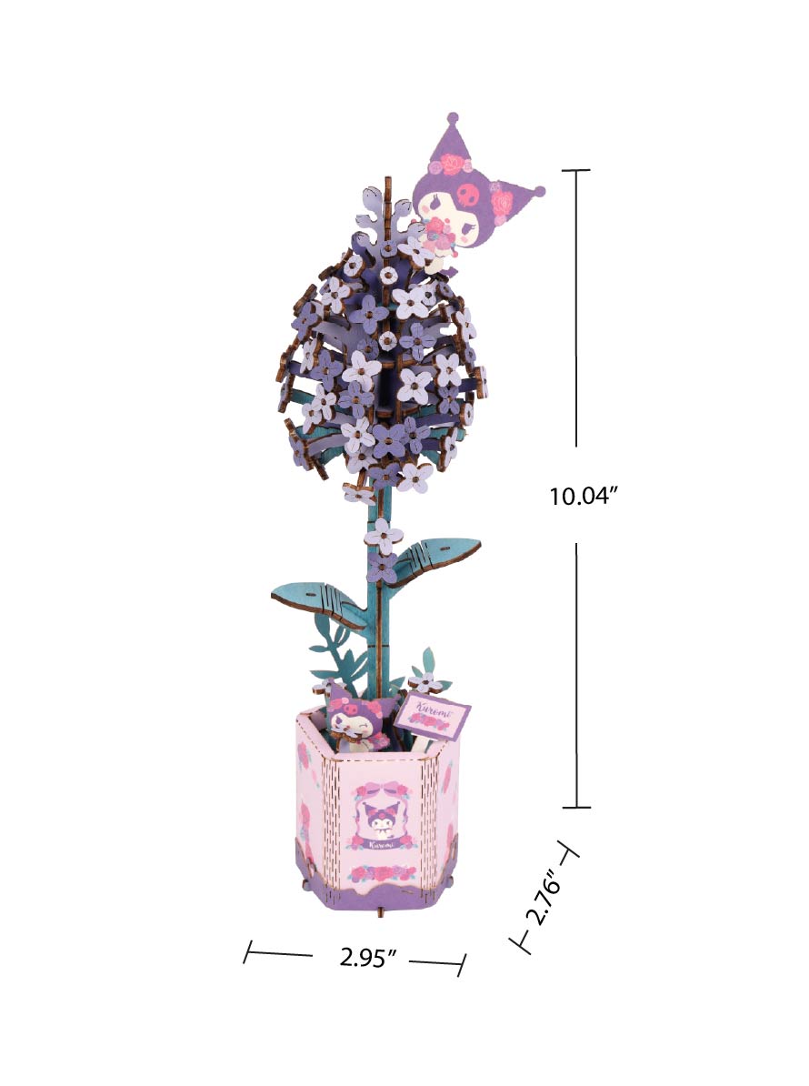 3D Wooden Puzzle | Hello Kitty® and Friends Kuromi Lilac