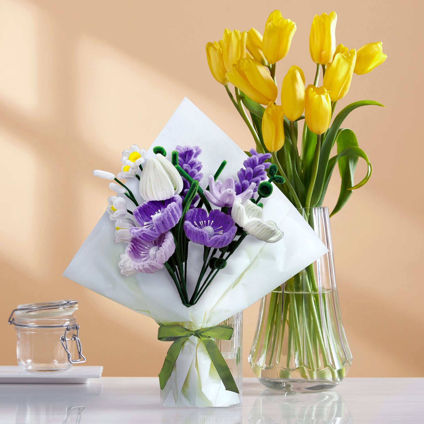 Hands Craft | Purple Flower Bouquet Mix