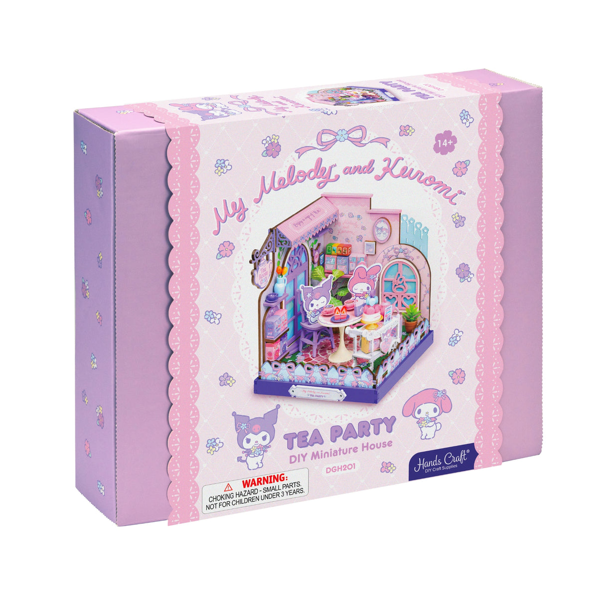 DIY Miniature House Kit |My Melody and Kuromi Tea Party