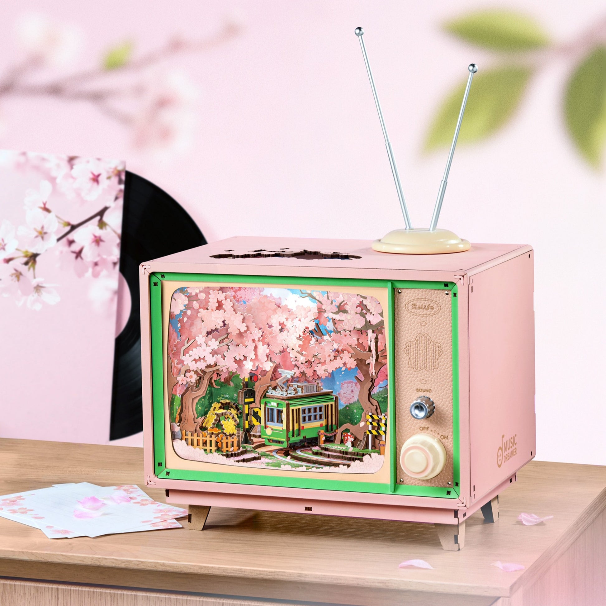 Hands Craft 3D Wooden Music Box Puzzle | Sakura Dreamy Tour
