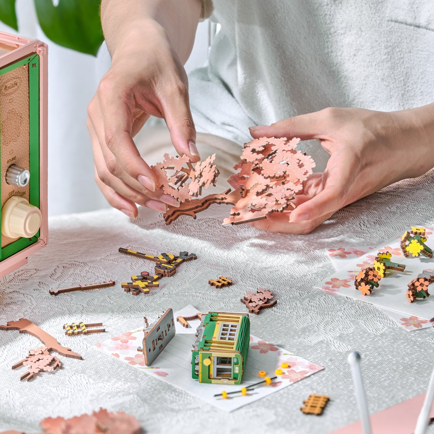 Hands Craft 3D Wooden Music Box Puzzle | Sakura Dreamy Tour