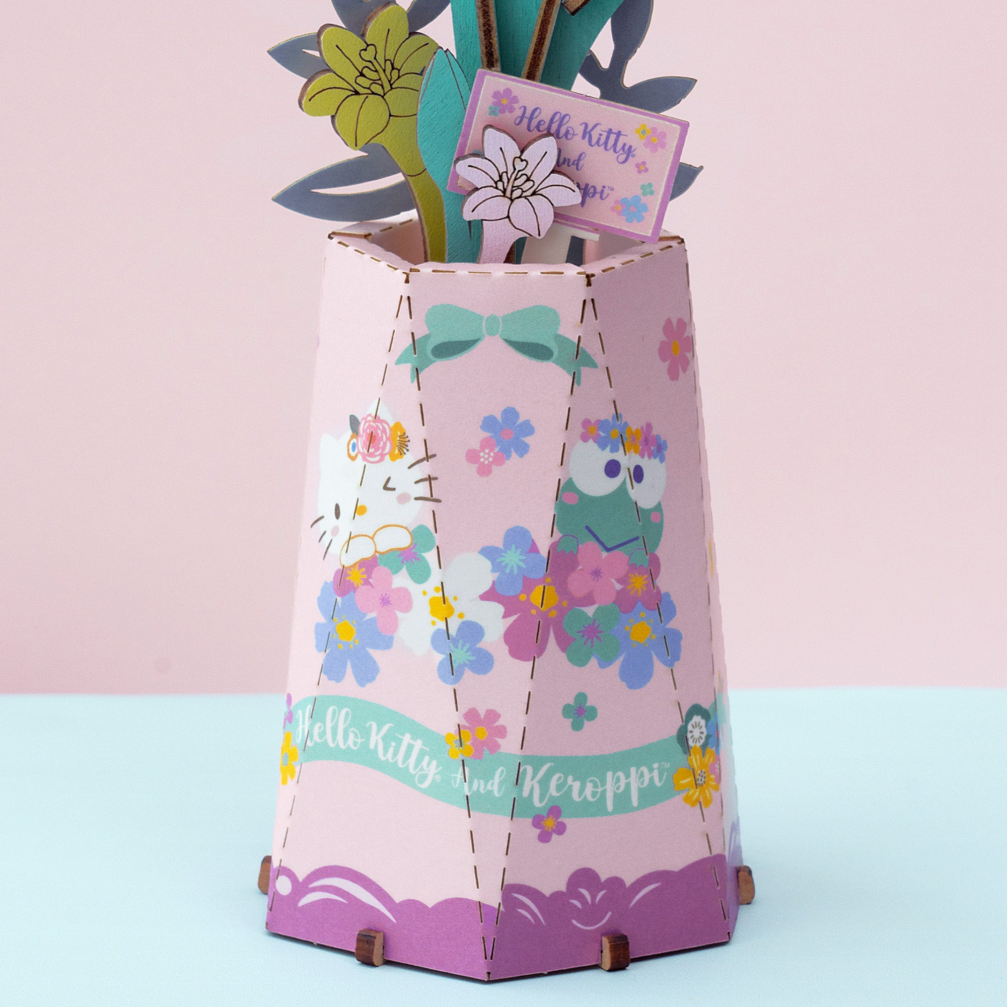 Hands Craft 3D Wooden Puzzle | Hello Kitty® and Friends Keroppi and Hello Kitty Lily