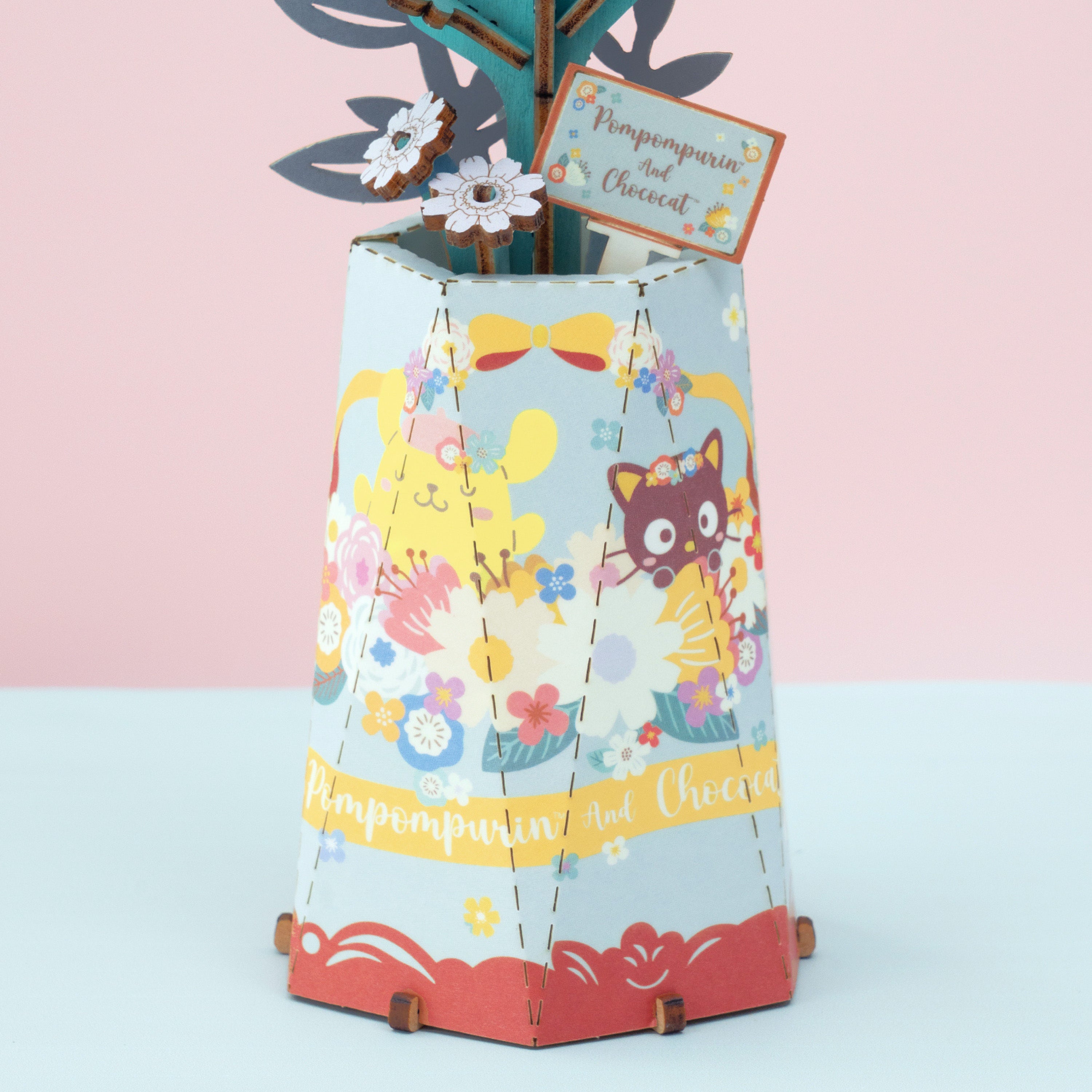 Hands Craft 3D Wooden Puzzle | Hello Kitty® and Friends Pompompurin & Chococat Chamomile