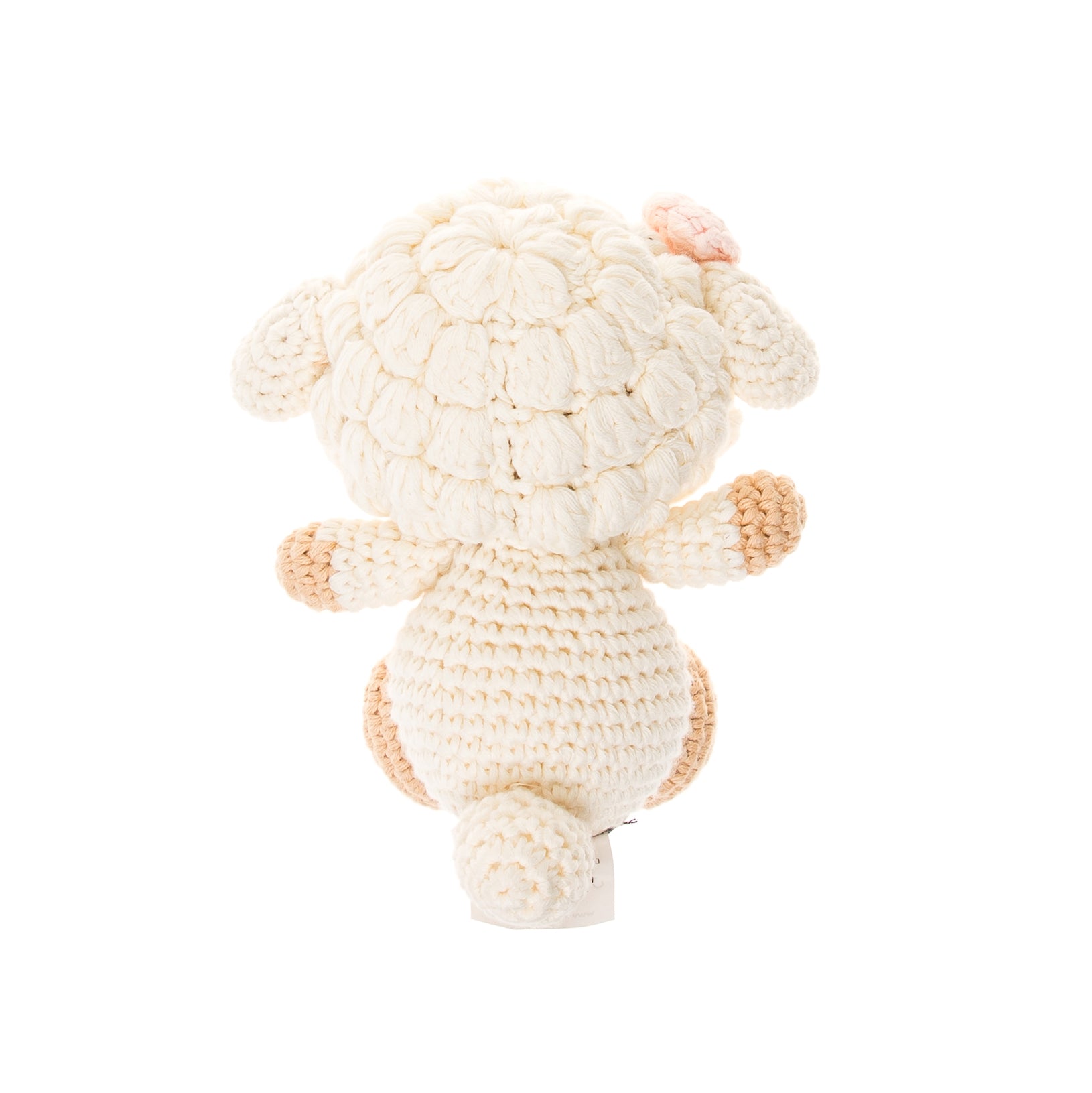 Hands Craft DIY Minatures Hand-Crochet Plush Doll | Mini Barbra Cream