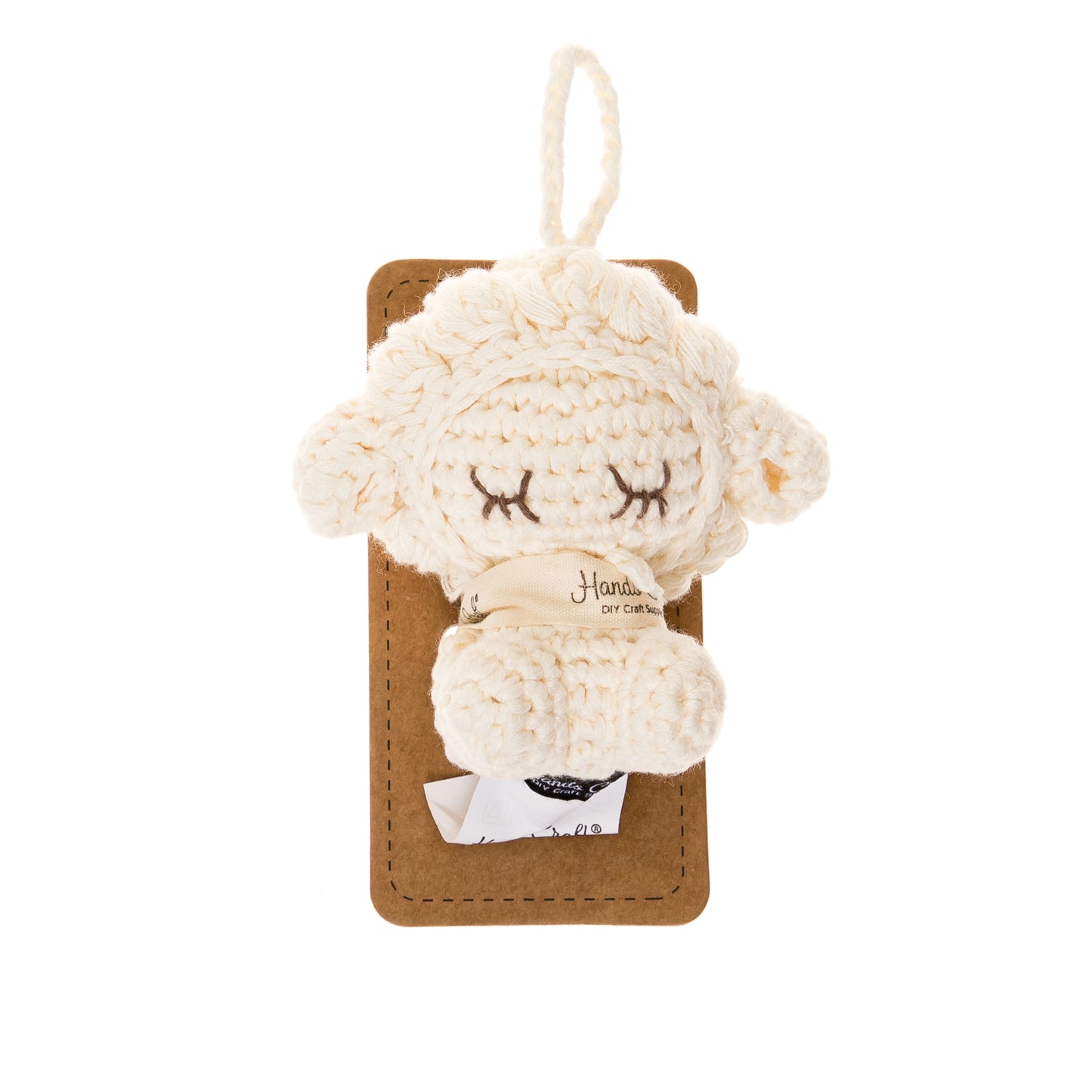 Hands Craft DIY Minatures Hand-Crochet Plush Doll | Tiny Barbra the Softie Keychain