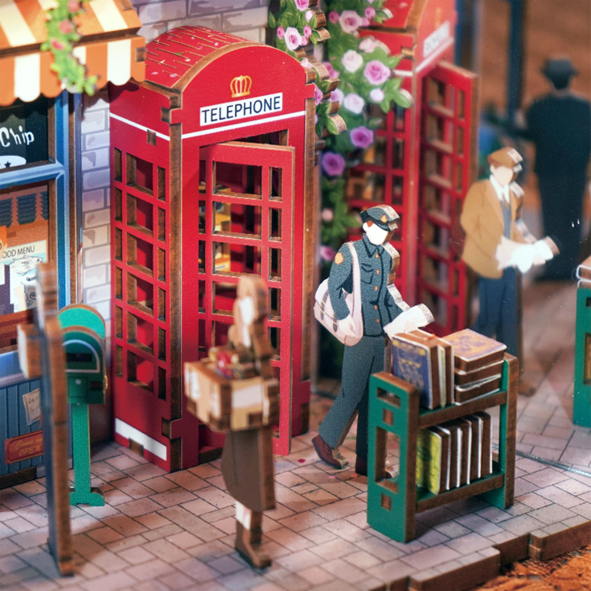 Hands Craft DIY Miniature Book Nook Kit | 84 Charing Cross Road