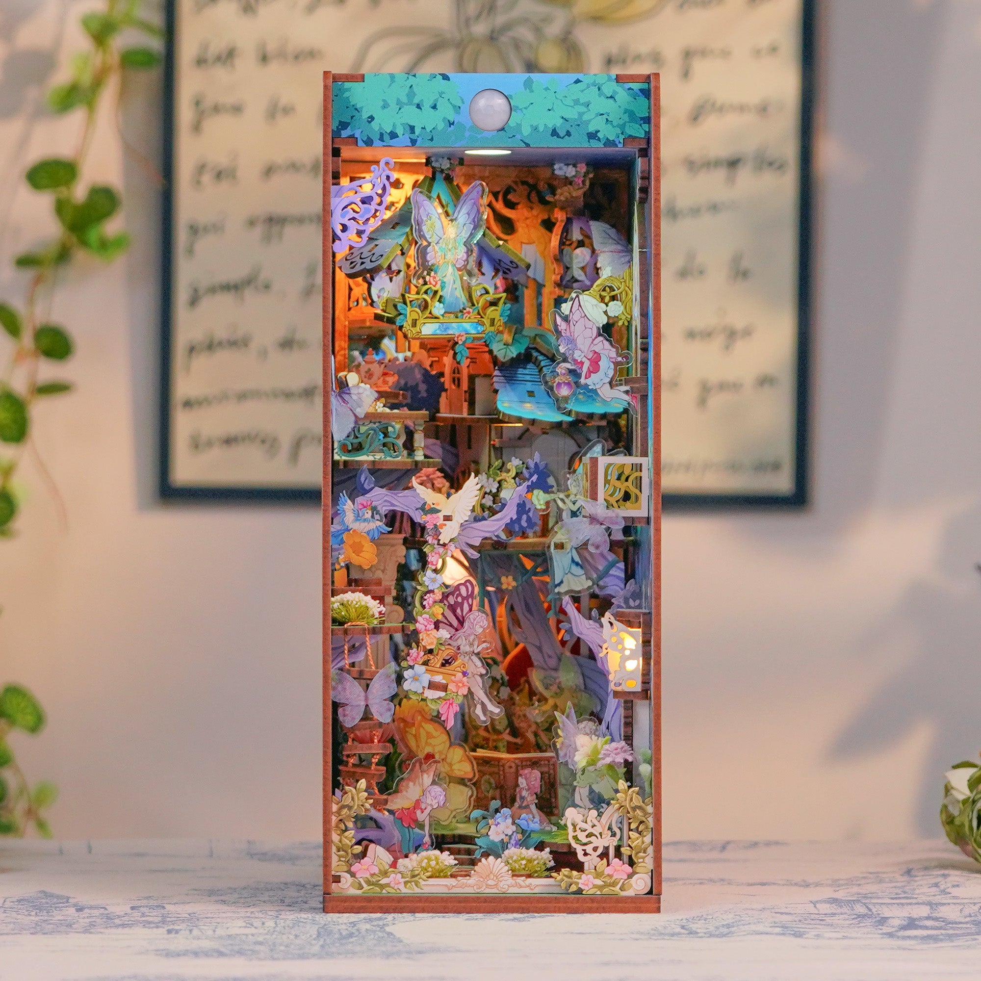 Hands Craft DIY Miniature Book Nook Kit | A Midsummer Night's Dream w/ Dust Cover
