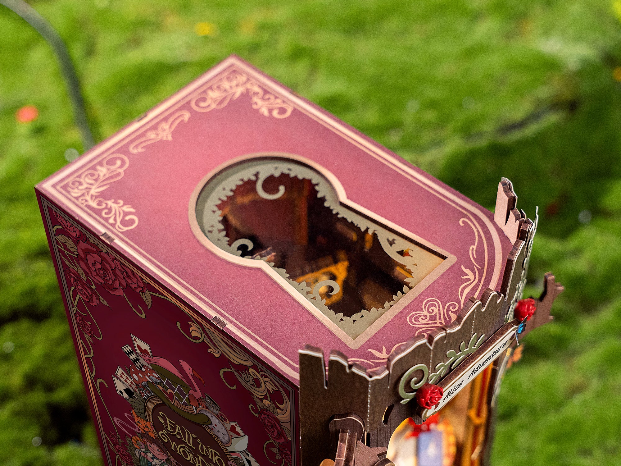 Hands Craft DIY Miniature Book Nook Kit | Fall into Wonder