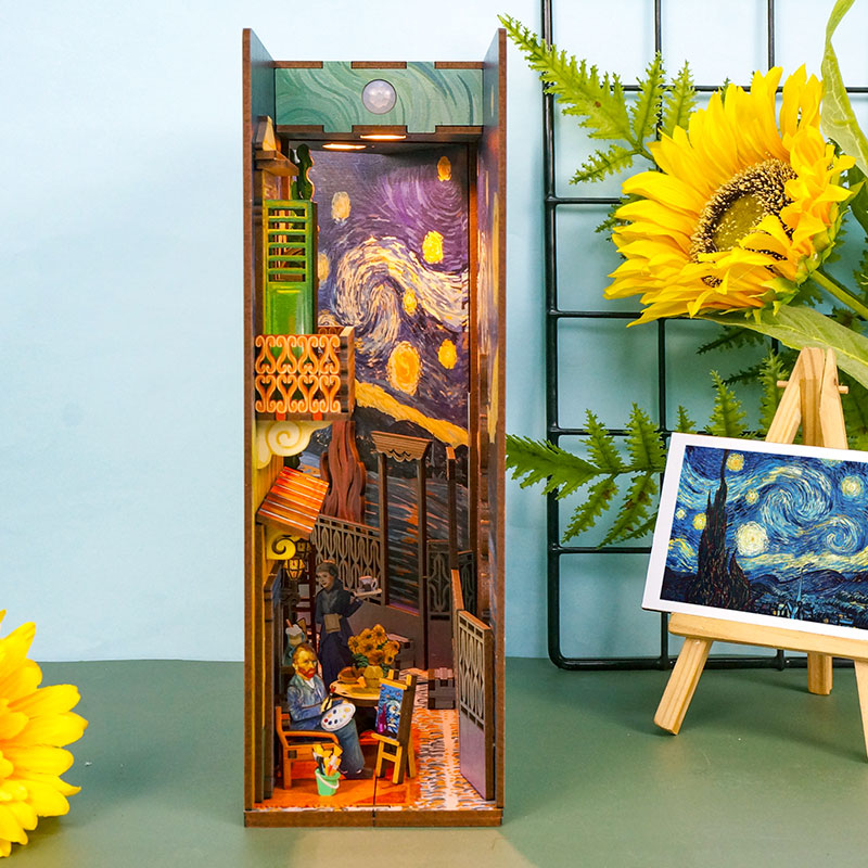 Hands Craft DIY Miniature Book Nook Kit | Vincent's World