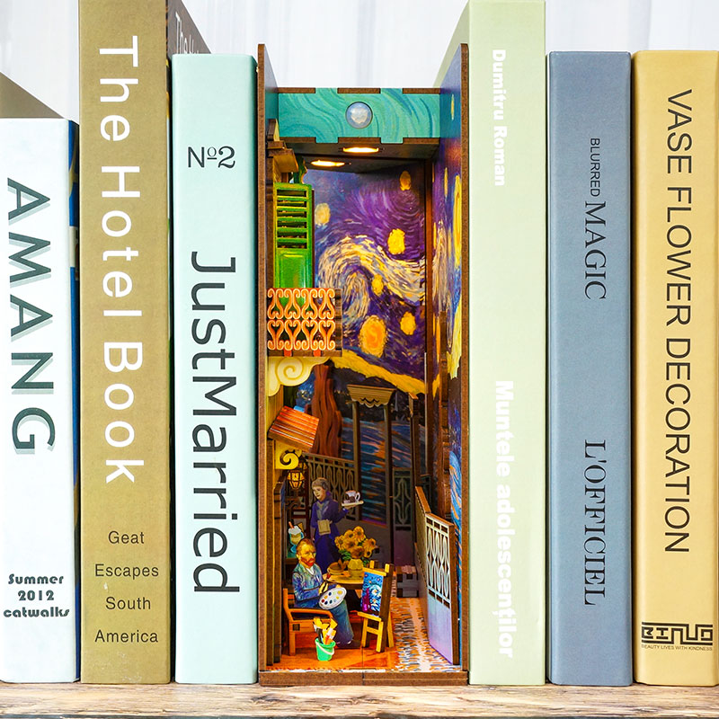 Hands Craft DIY Miniature Book Nook Kit | Vincent's World