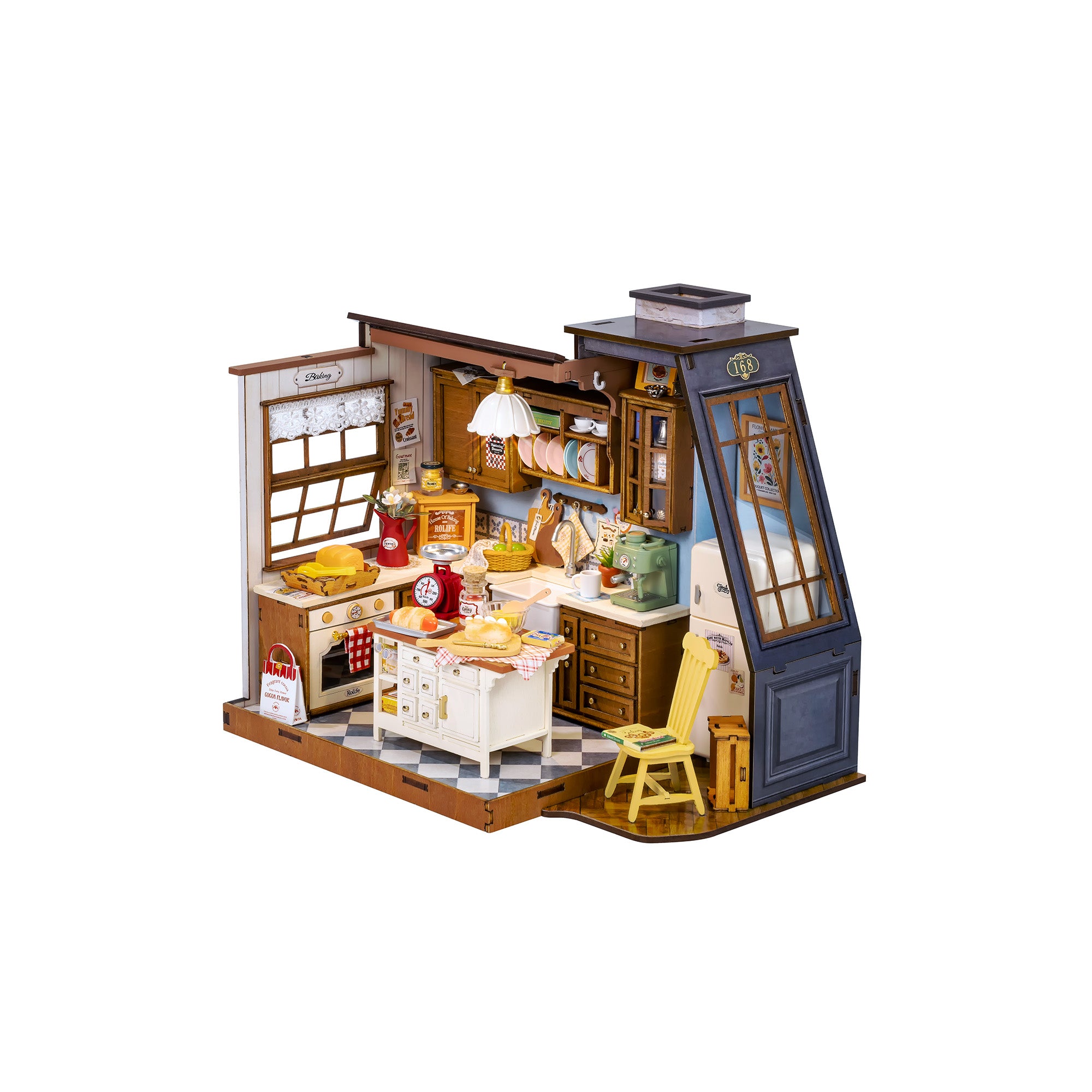 Hands Craft DIY Miniature House Kit | Baking Kitchen