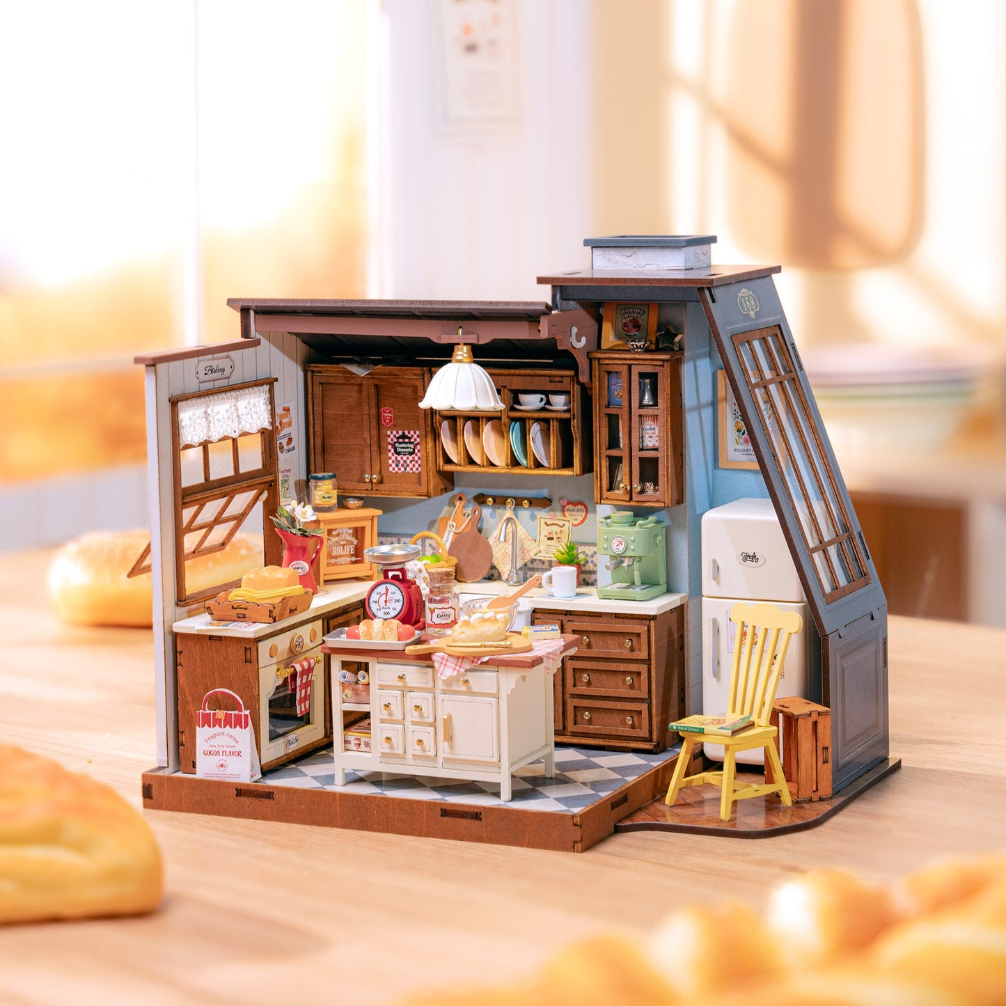 Hands Craft DIY Miniature House Kit | Baking Kitchen