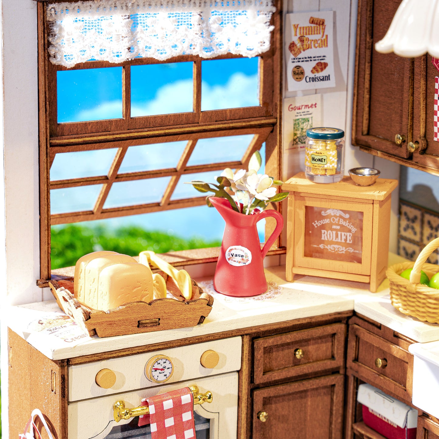 Hands Craft DIY Miniature House Kit | Baking Kitchen