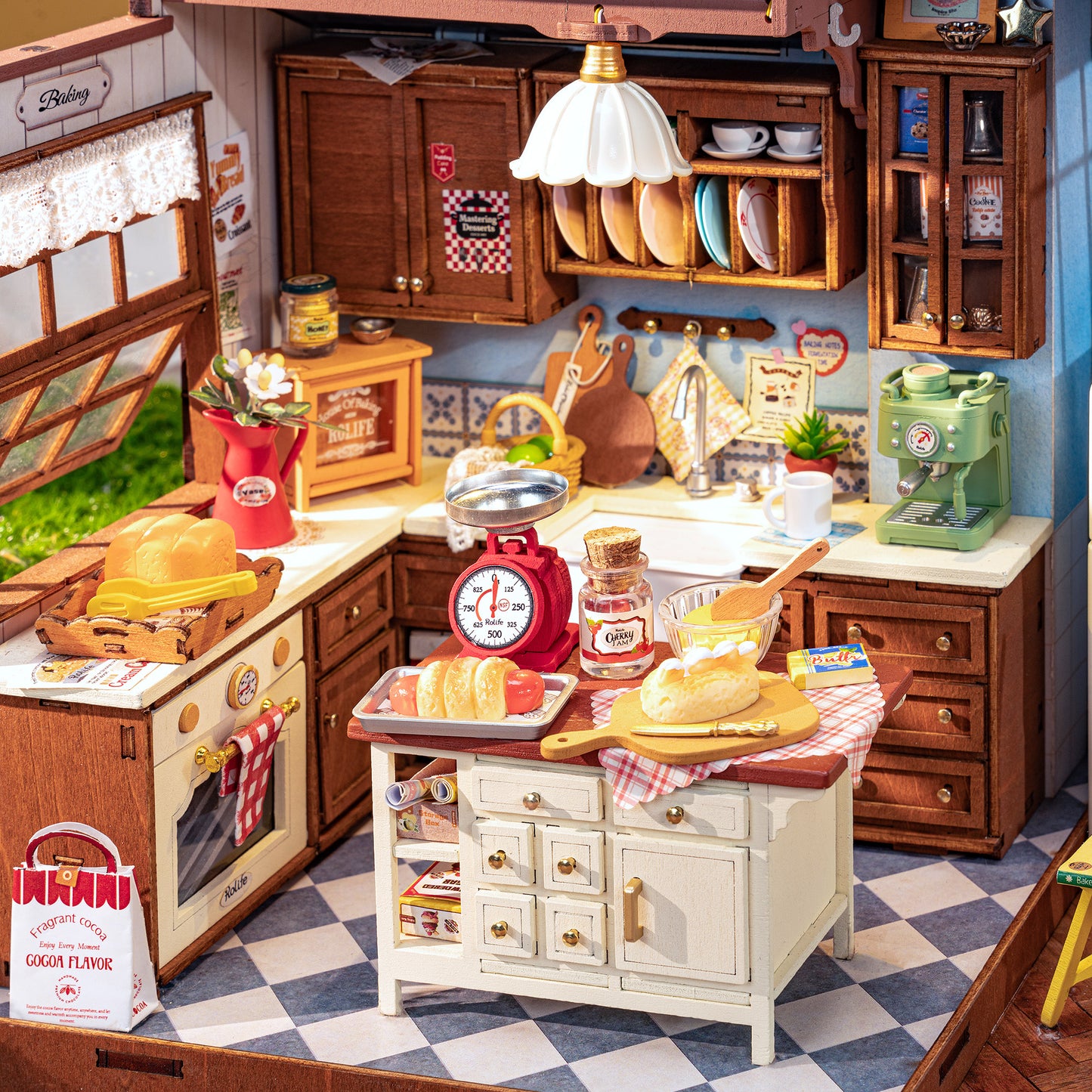 Hands Craft DIY Miniature House Kit | Baking Kitchen