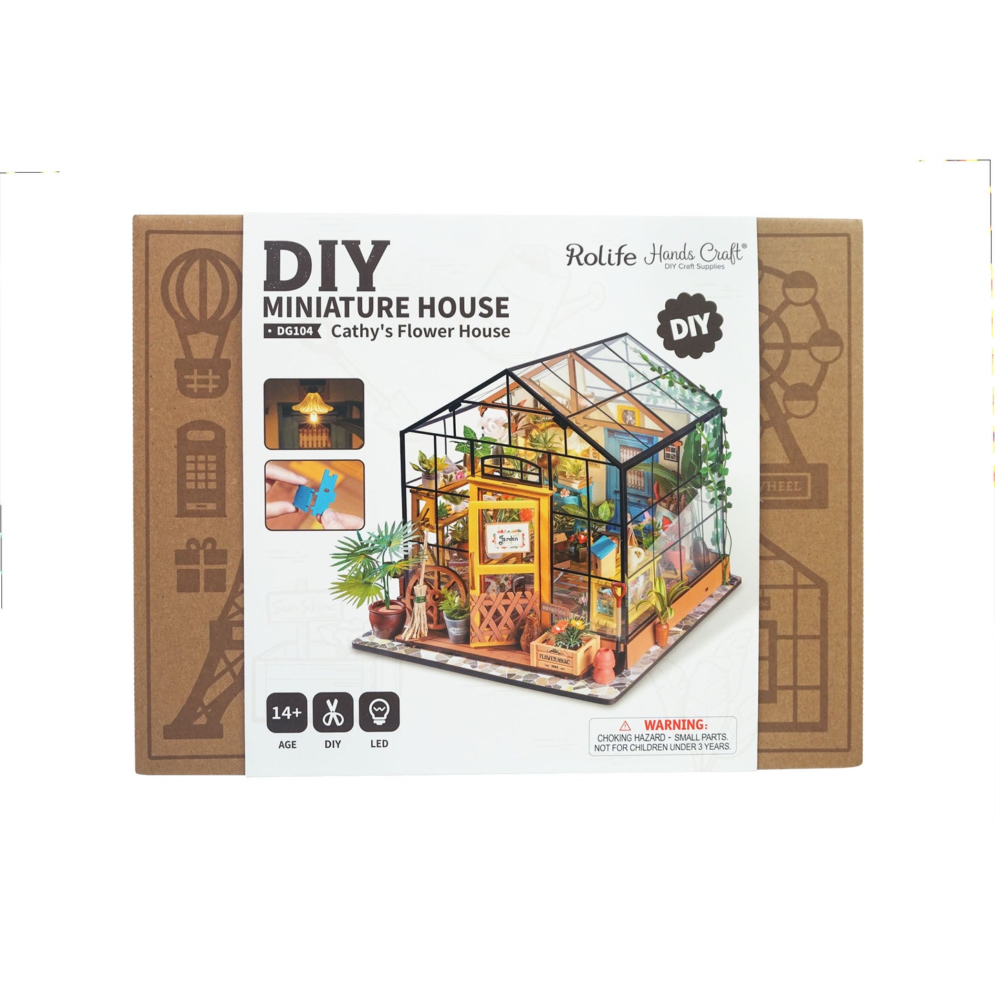Hands Craft DIY Miniature House Kit | Cathy's Flower House