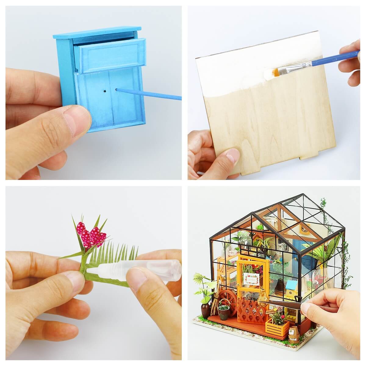Hands Craft DIY Miniature House Kit | Cathy's Flower House