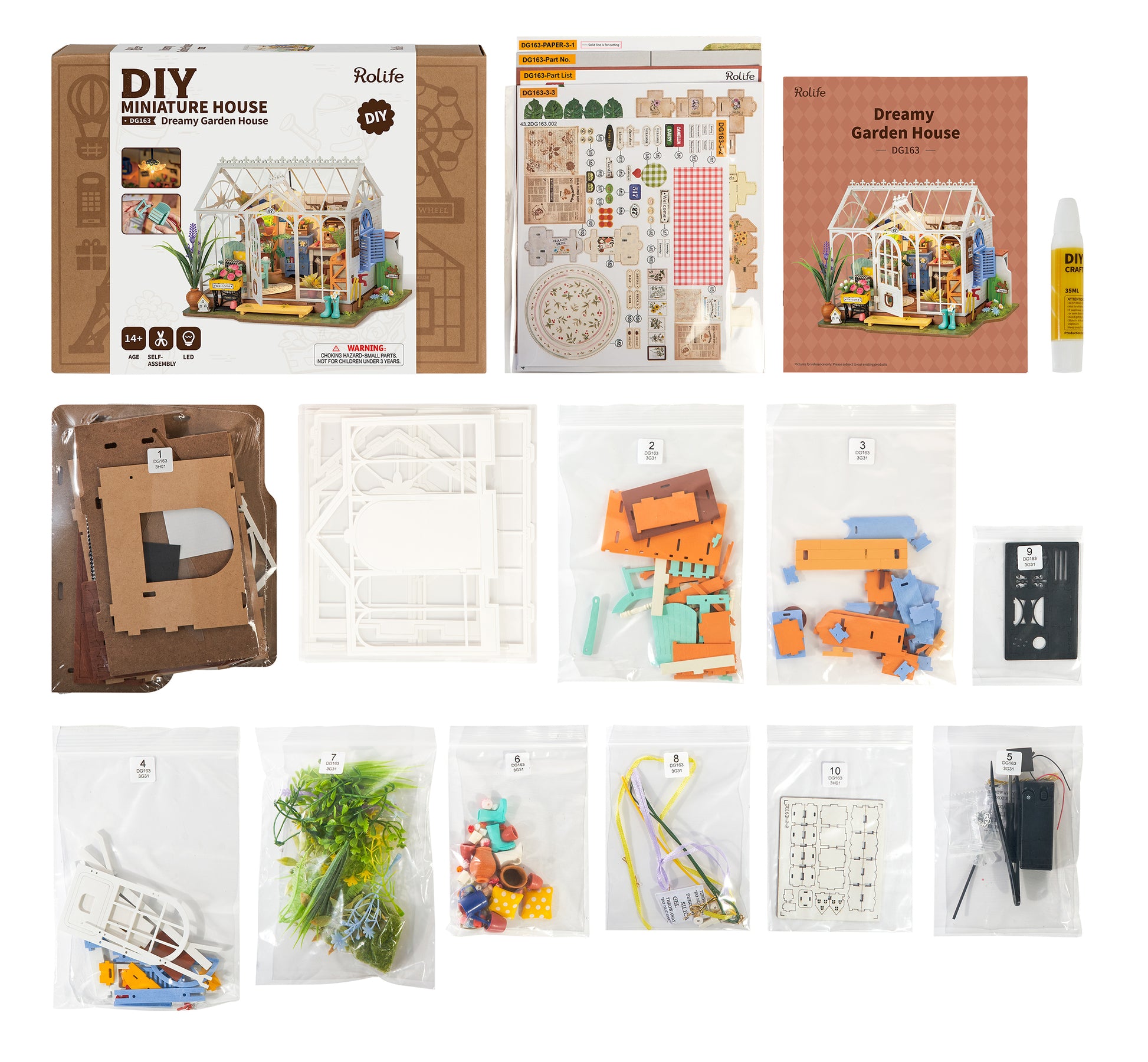 Hands Craft DIY Miniature House Kit | Dreamy Garden House