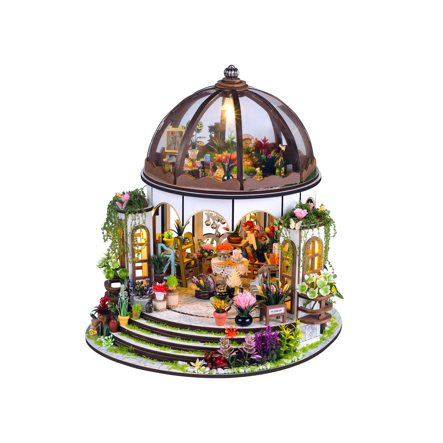 Hands Craft DIY Miniature House Kit | Greenhouse Oasis
