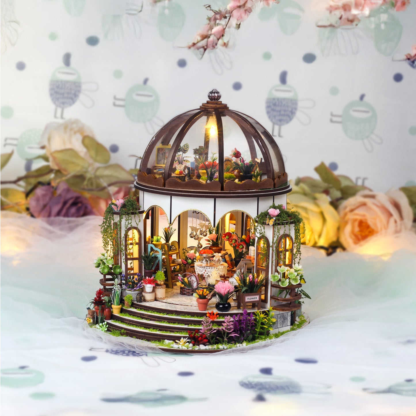Hands Craft DIY Miniature House Kit | Greenhouse Oasis