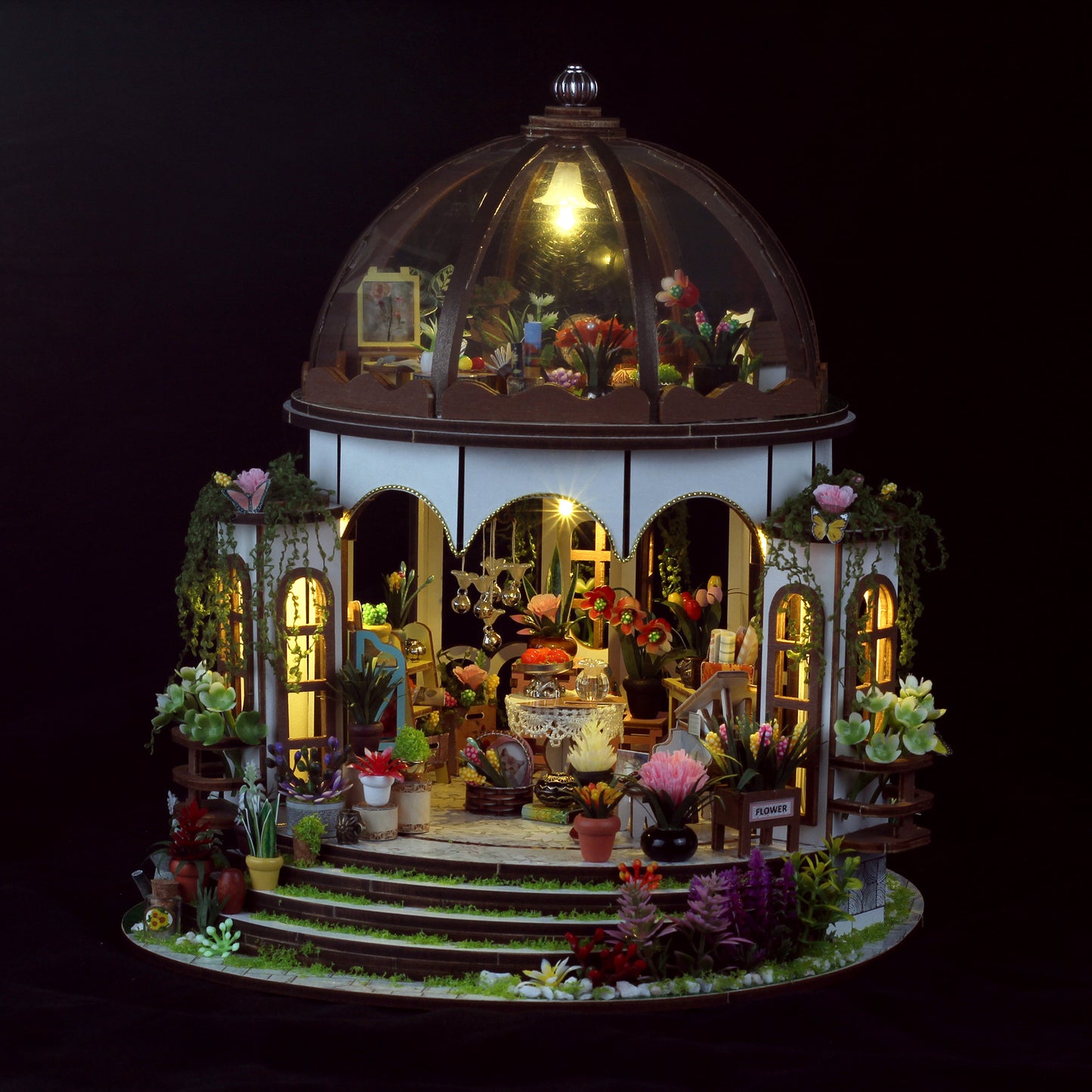 Hands Craft DIY Miniature House Kit | Greenhouse Oasis