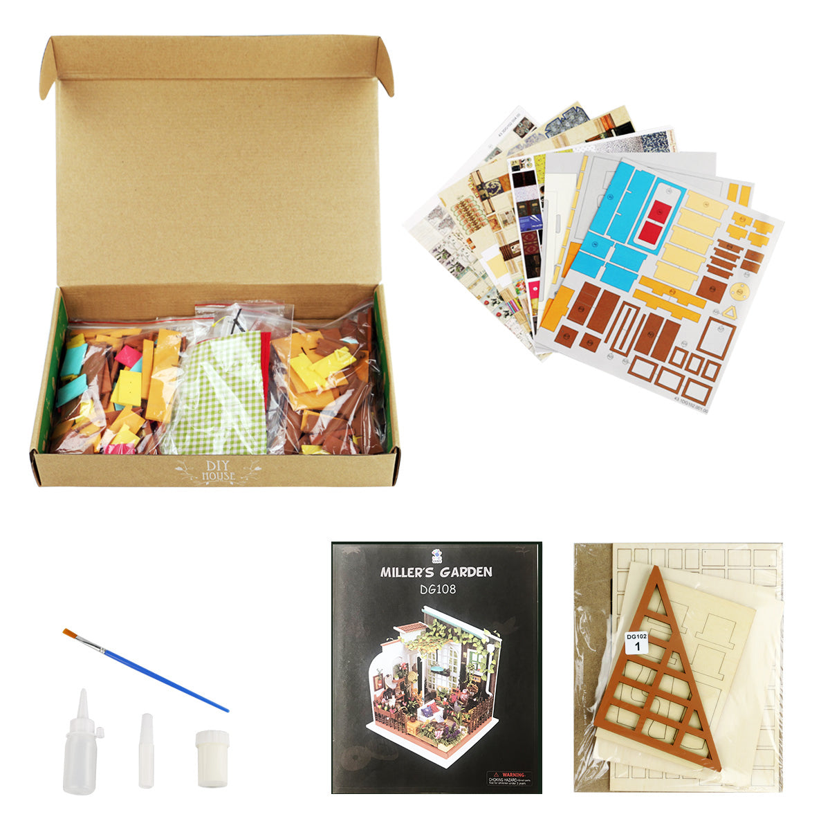 Hands Craft DIY Miniature House Kit | Miller's Garden