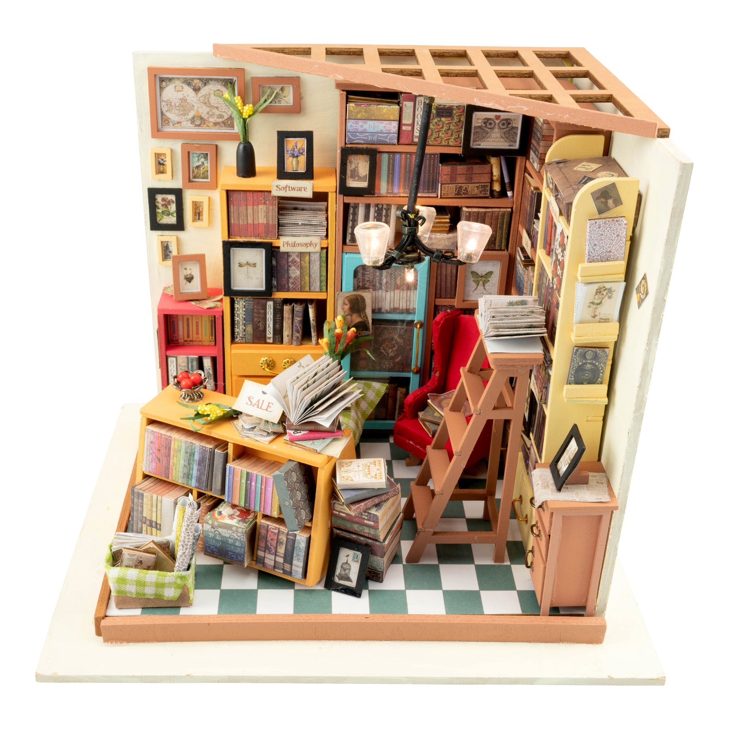 Hands Craft DIY Miniature House Kit | Sam's Study