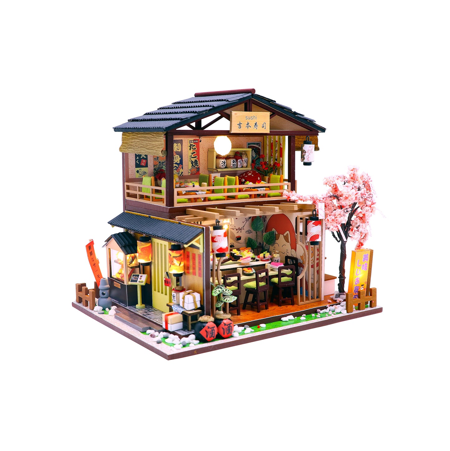 Hands Craft DIY Miniature House Kit | Sushi House