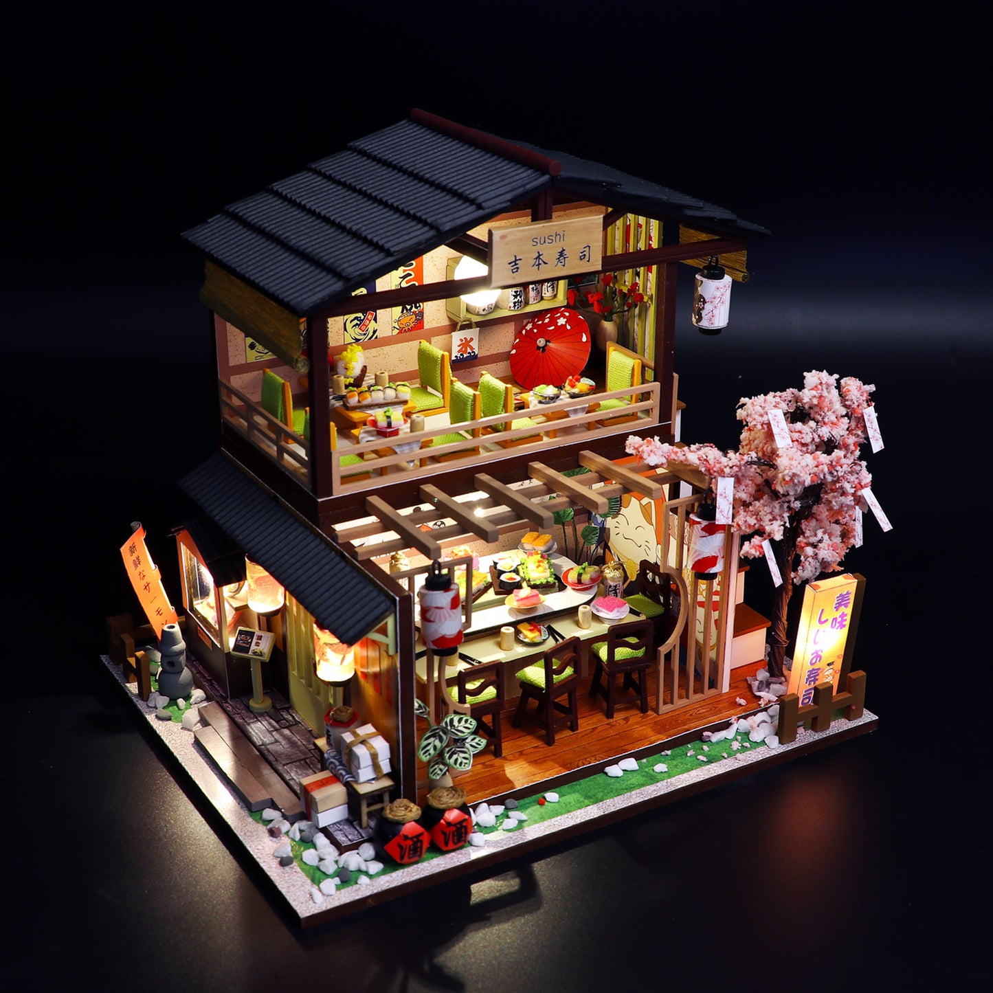 Hands Craft DIY Miniature House Kit | Sushi House