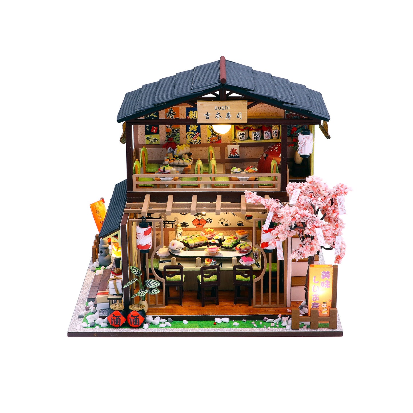Hands Craft DIY Miniature House Kit | Sushi House