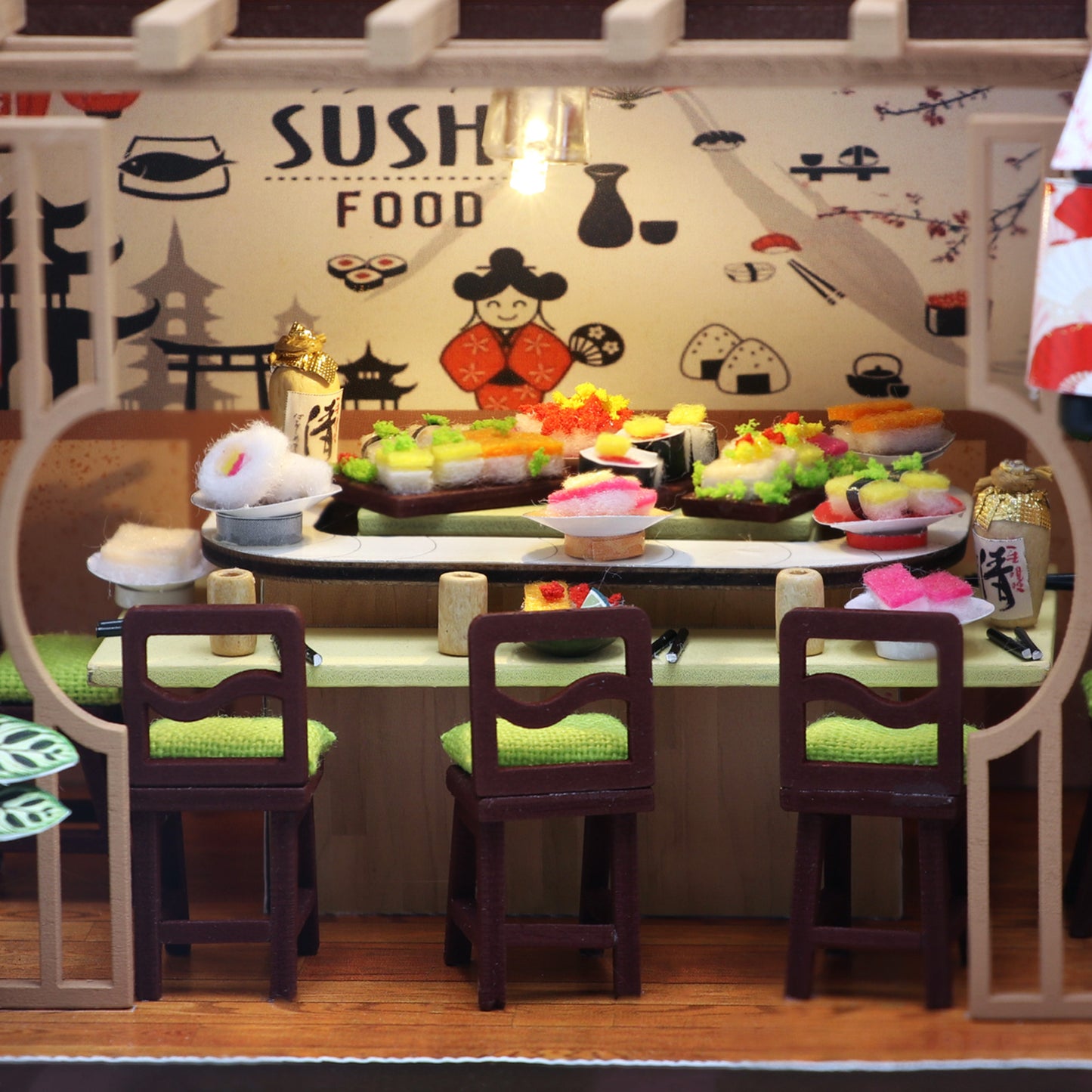 Hands Craft DIY Miniature House Kit | Sushi House