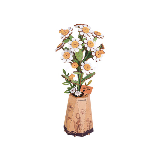 Hands Craft DIY Miniatures 3D Wooden Puzzle | Chamomile
