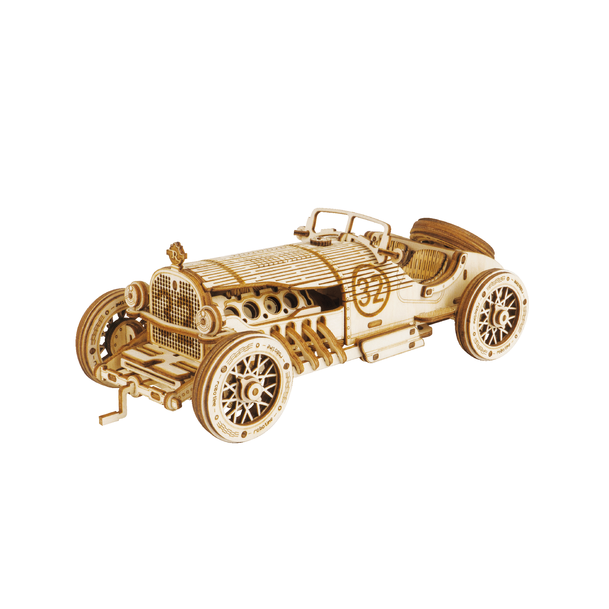 Hands Craft DIY Miniatures 3D Wooden Puzzle | Grand Prix Car