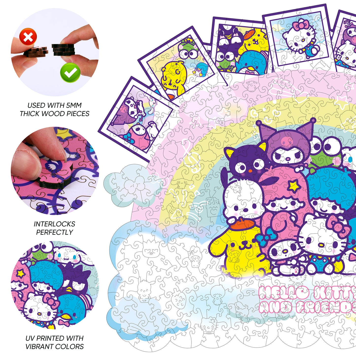 Hands Craft DIY Miniatures Jigsaw Puzzle | Hello Kitty® and Friends Shared Moments