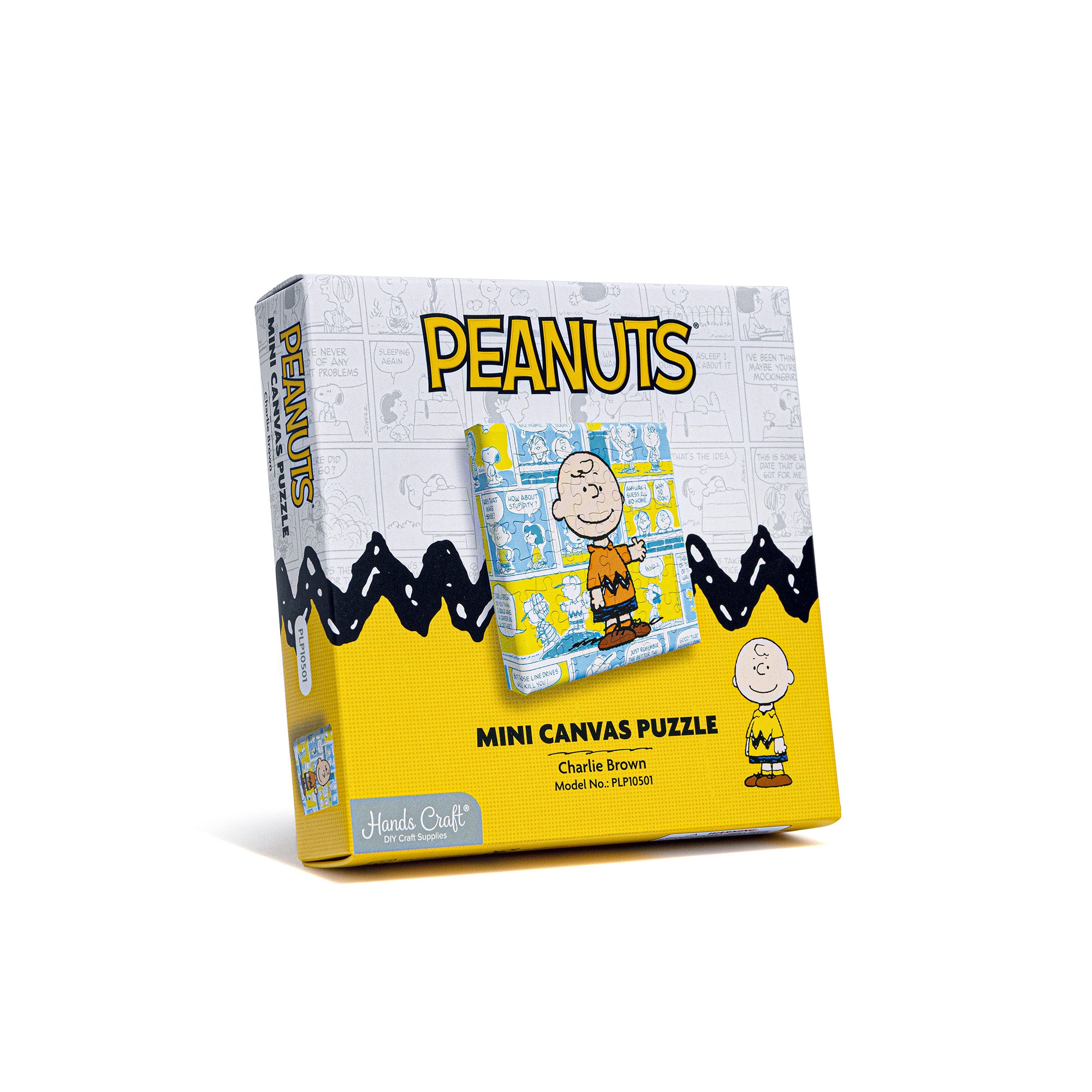 Hands Craft DIY Miniatures Mini Canvas Puzzle | Peanuts® Charlie Brown