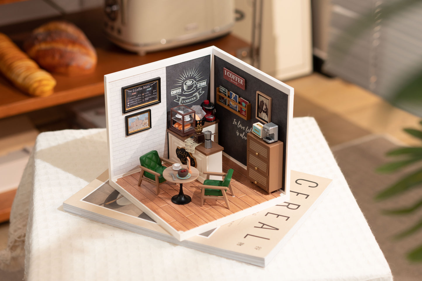 Hands Craft DIY Stackable Miniature House | Breezy Time Cafe