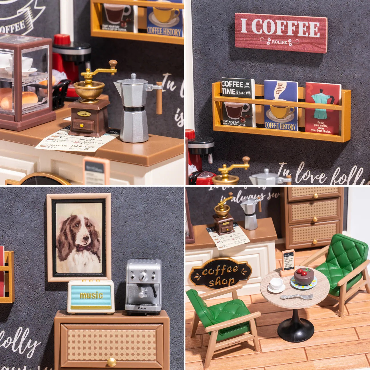 Hands Craft DIY Stackable Miniature House | Breezy Time Cafe