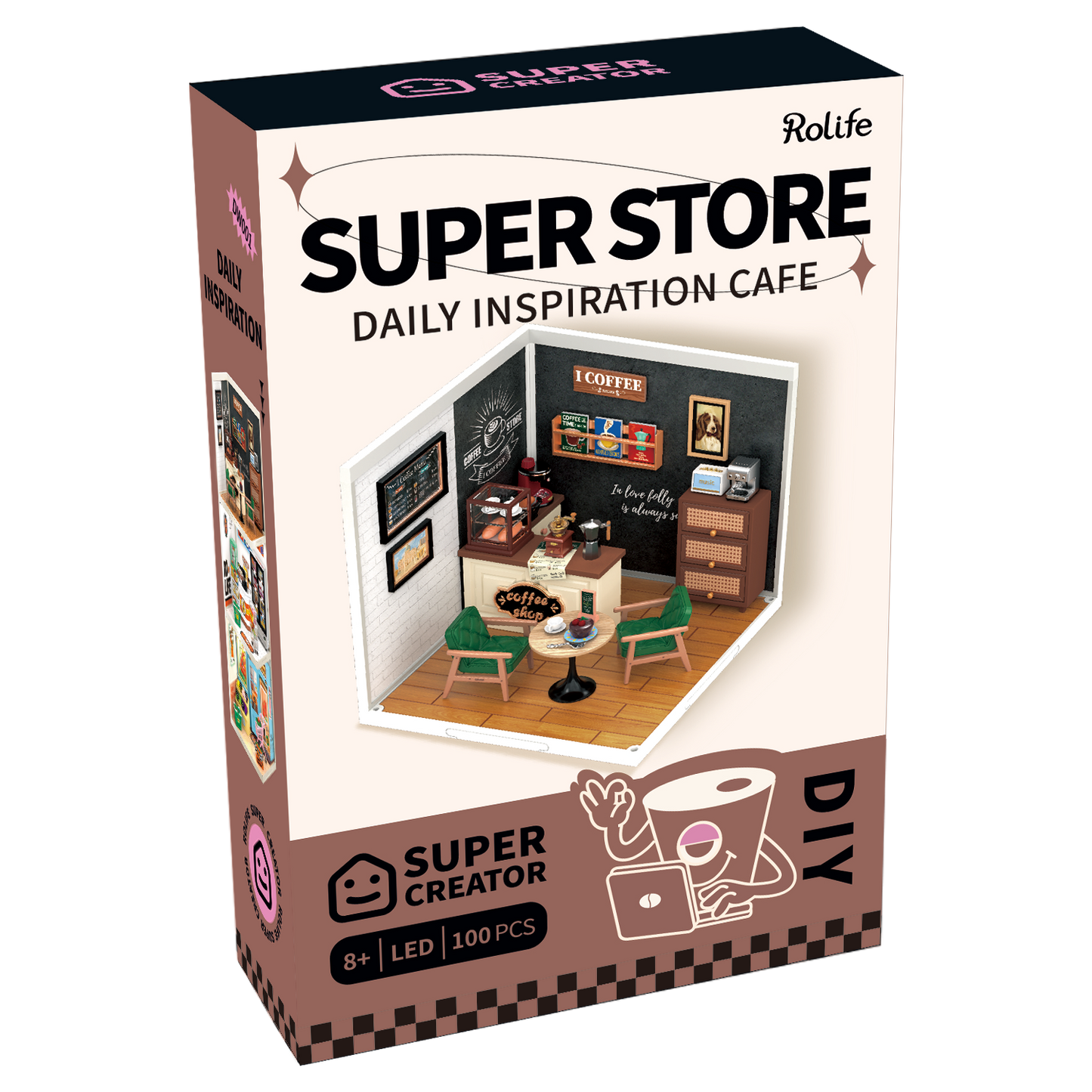 Hands Craft DIY Stackable Miniature House | Breezy Time Cafe