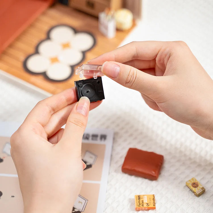 Hands Craft DIY Stackable Miniature House | Cozy Living Lounge