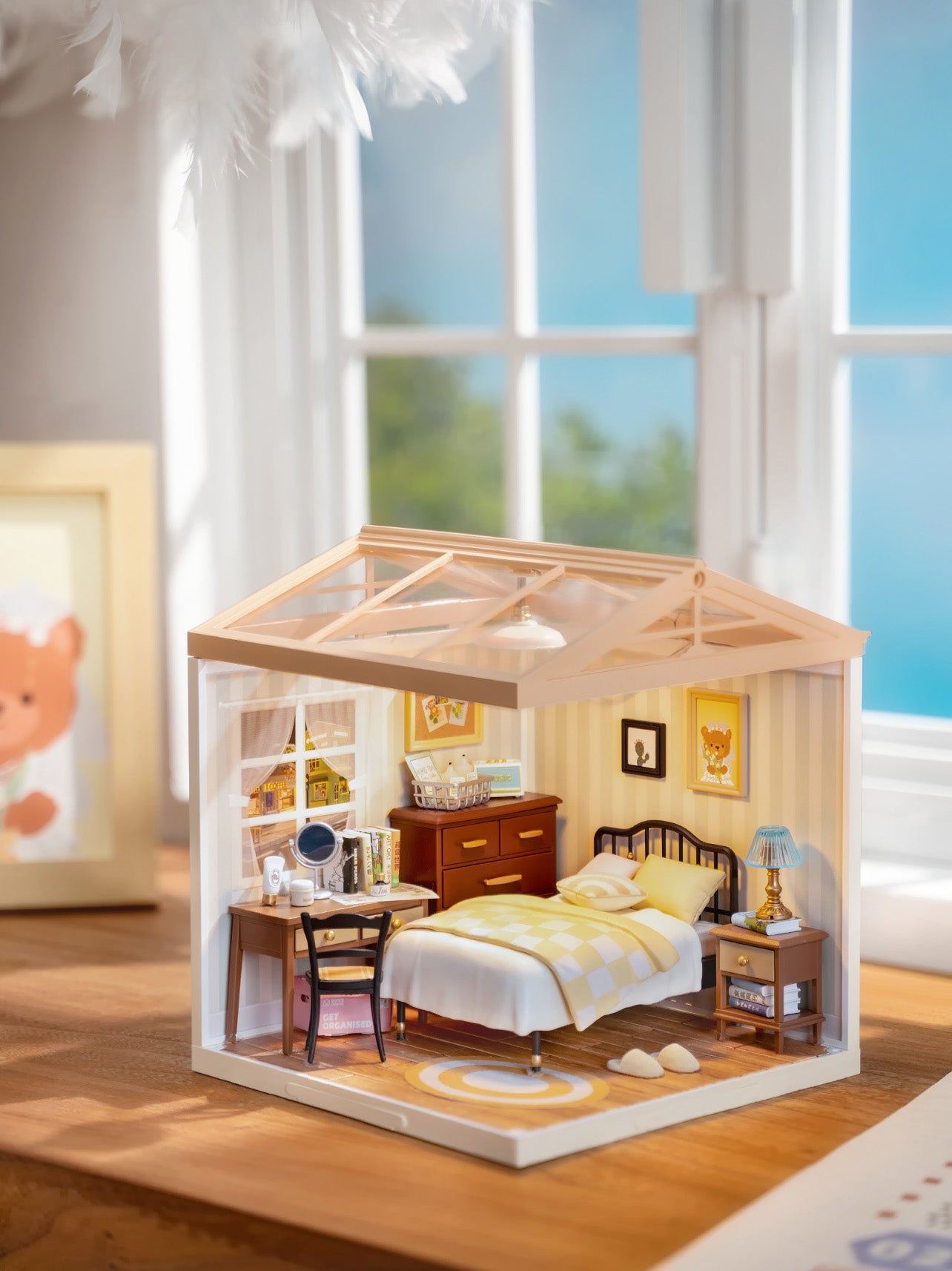 Hands Craft DIY Stackable Miniature House | Sweet Dream Bedroom
