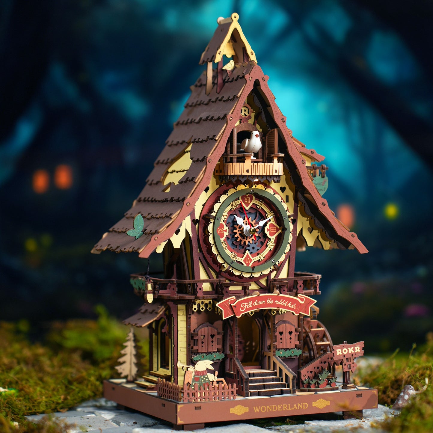 Hands Craft Mechanical 3D Wooden Puzzle | Cuckoo Clock