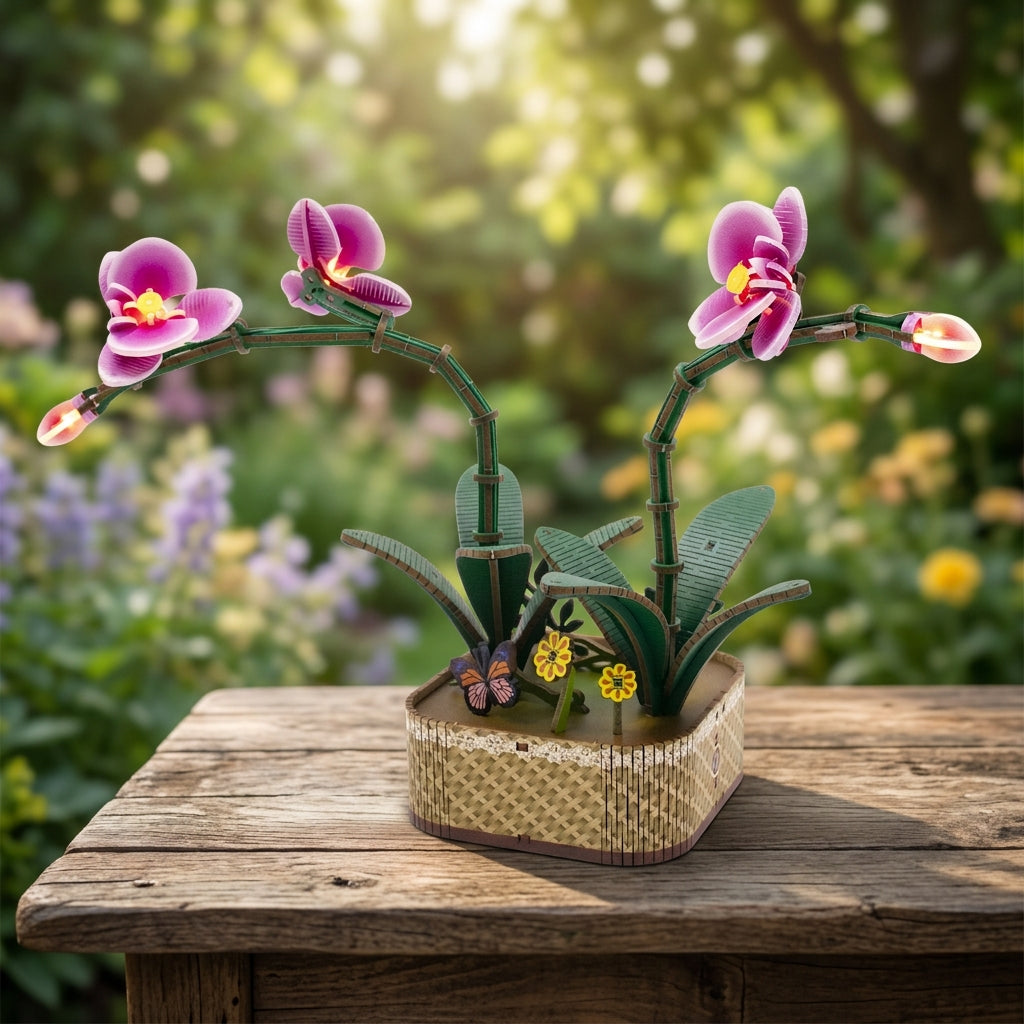 Hands Craft | Purple Moth Orchid