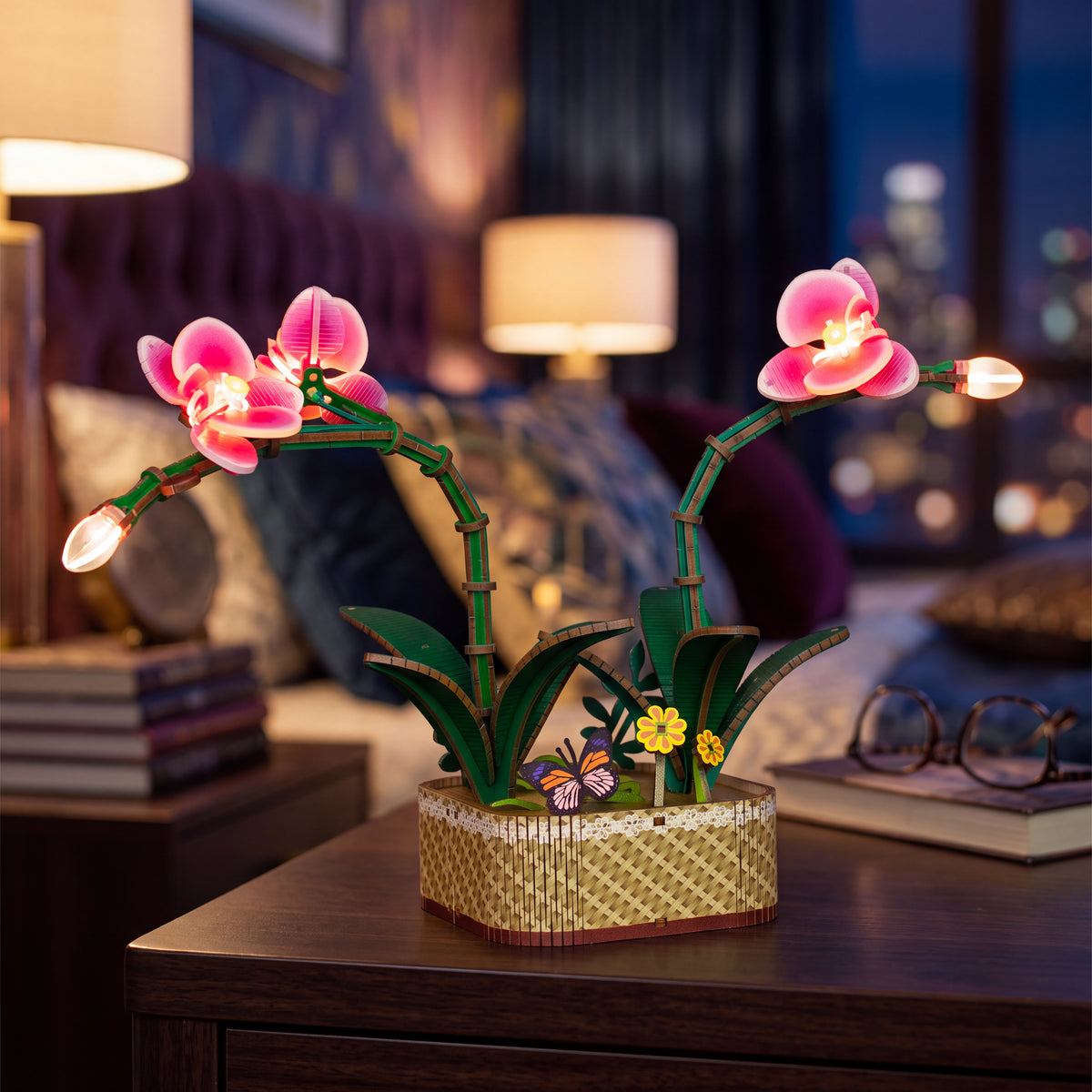 Hands Craft | Purple Moth Orchid