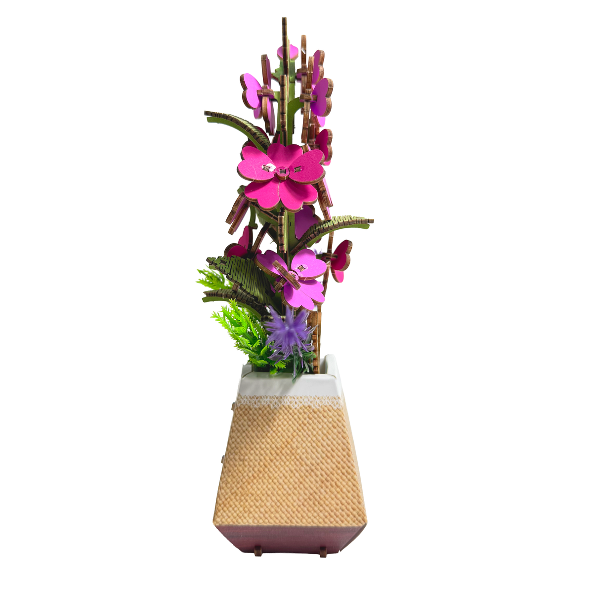 3D Wooden Puzzle | Pink Impatiens