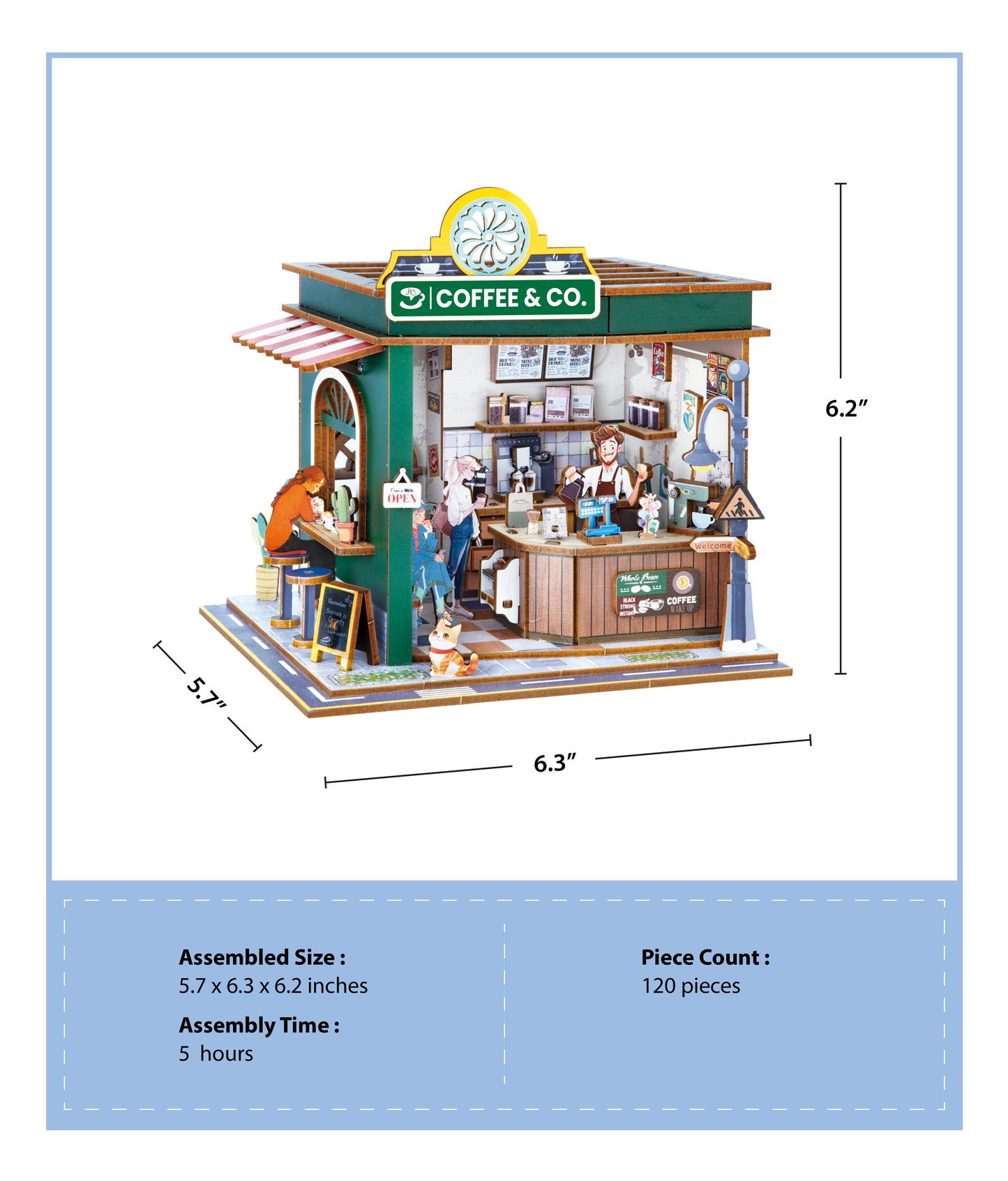 DIY Miniature House Kit | Coffee & Co.