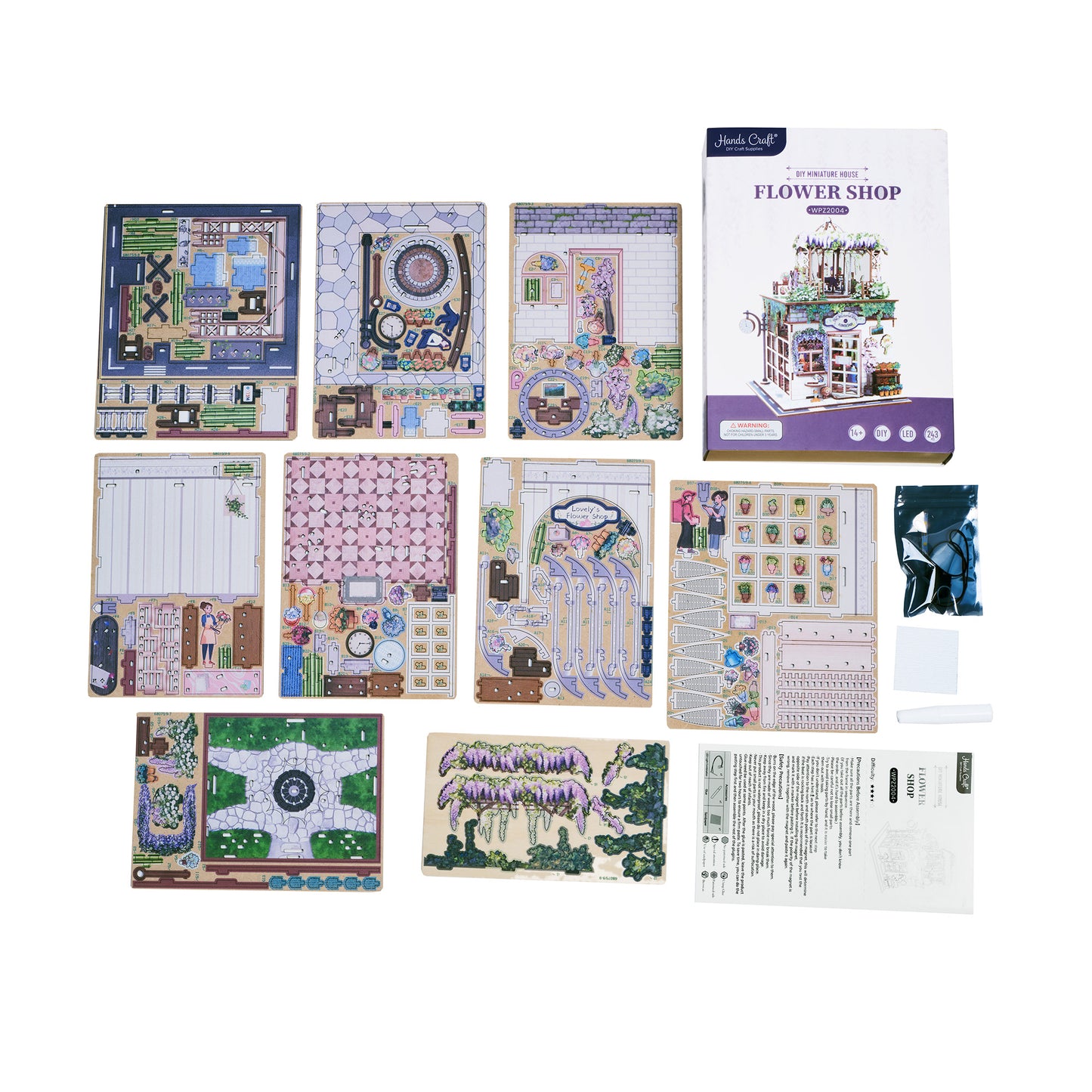 DIY Miniature House Kit | Wisteria Vine Flower Shop
