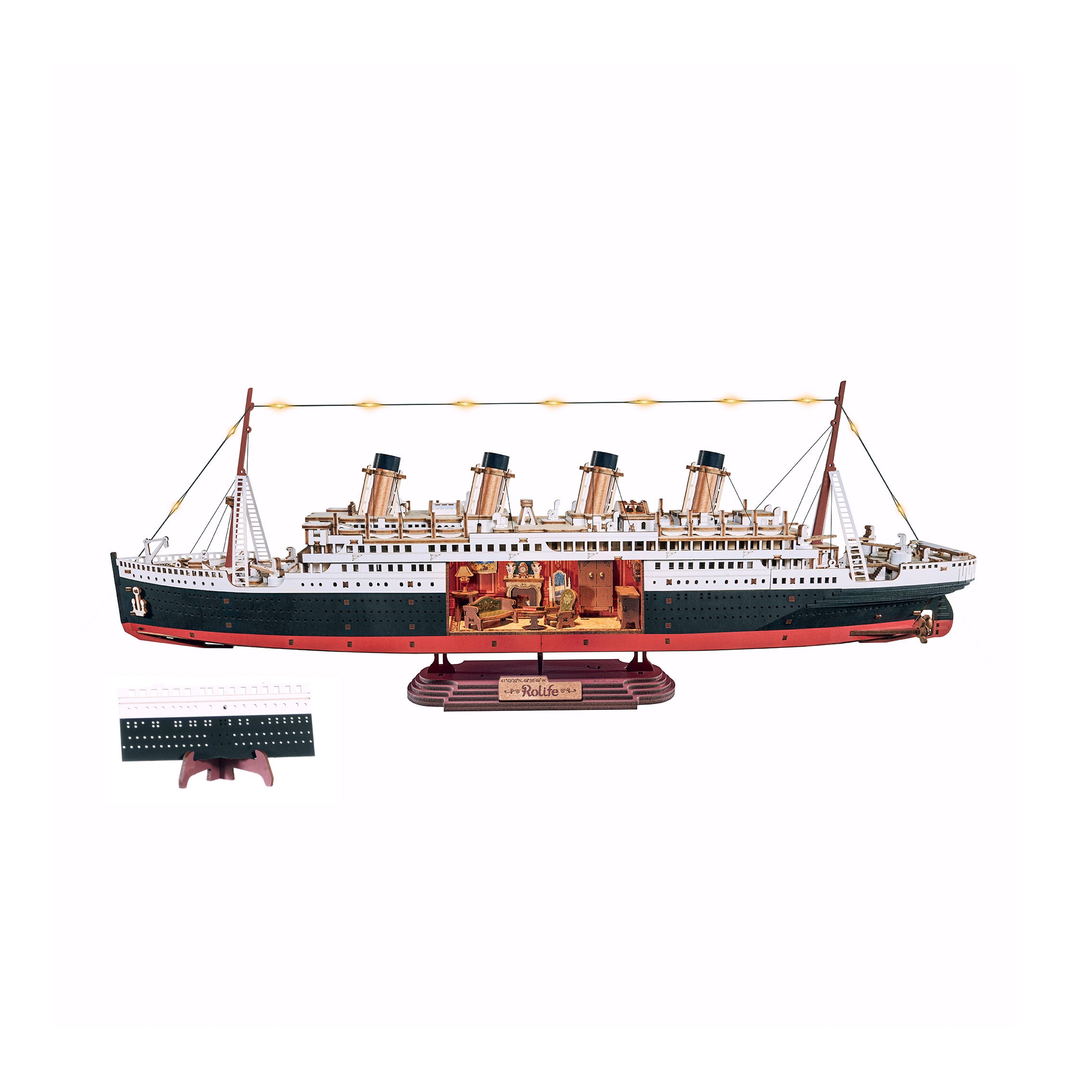 立体・オブジェ ly Hands Craft | Eternal Atlantic Voyager w/ LED Lights