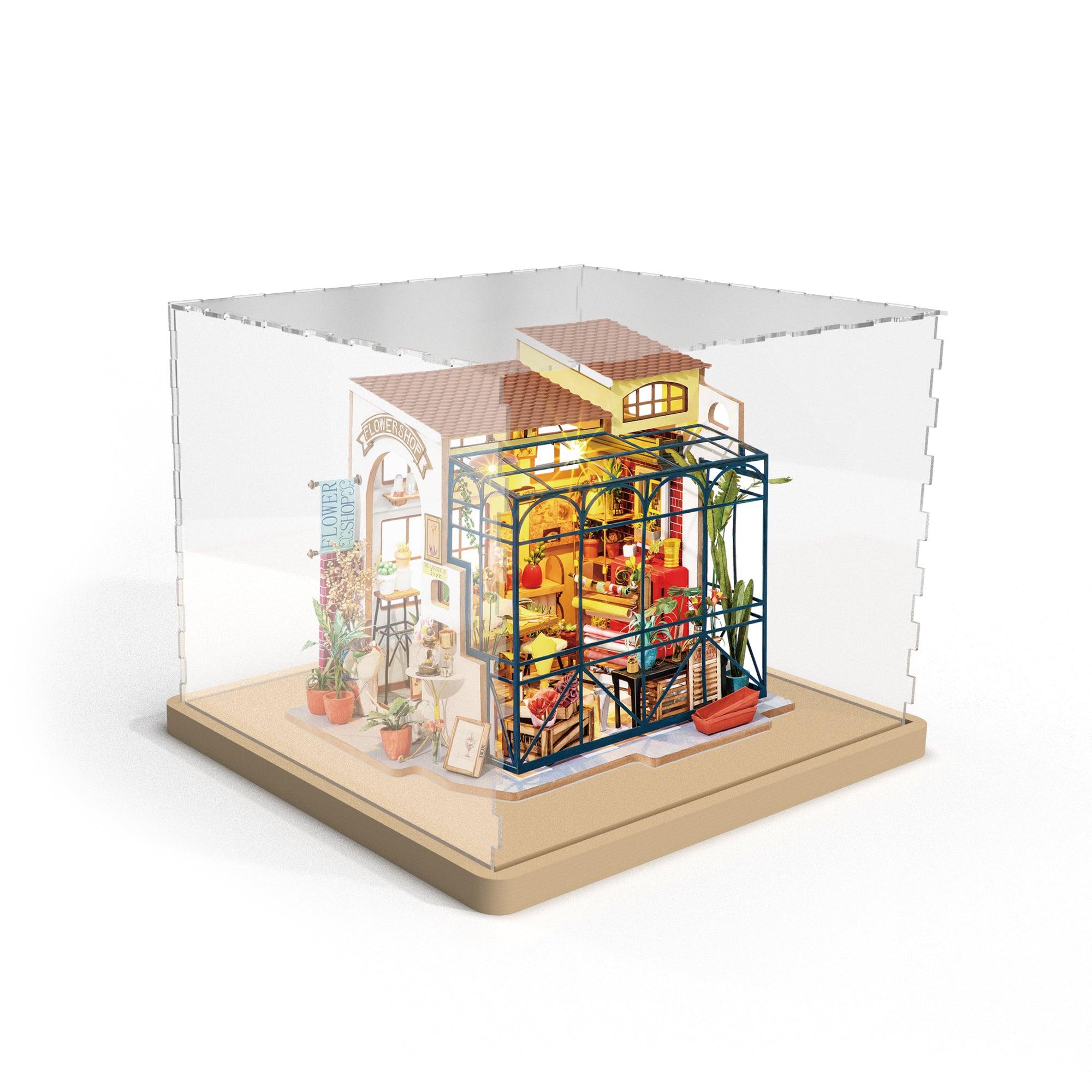 Hands Craft DIY Minatures Dust Cover | Acrylic Display Case